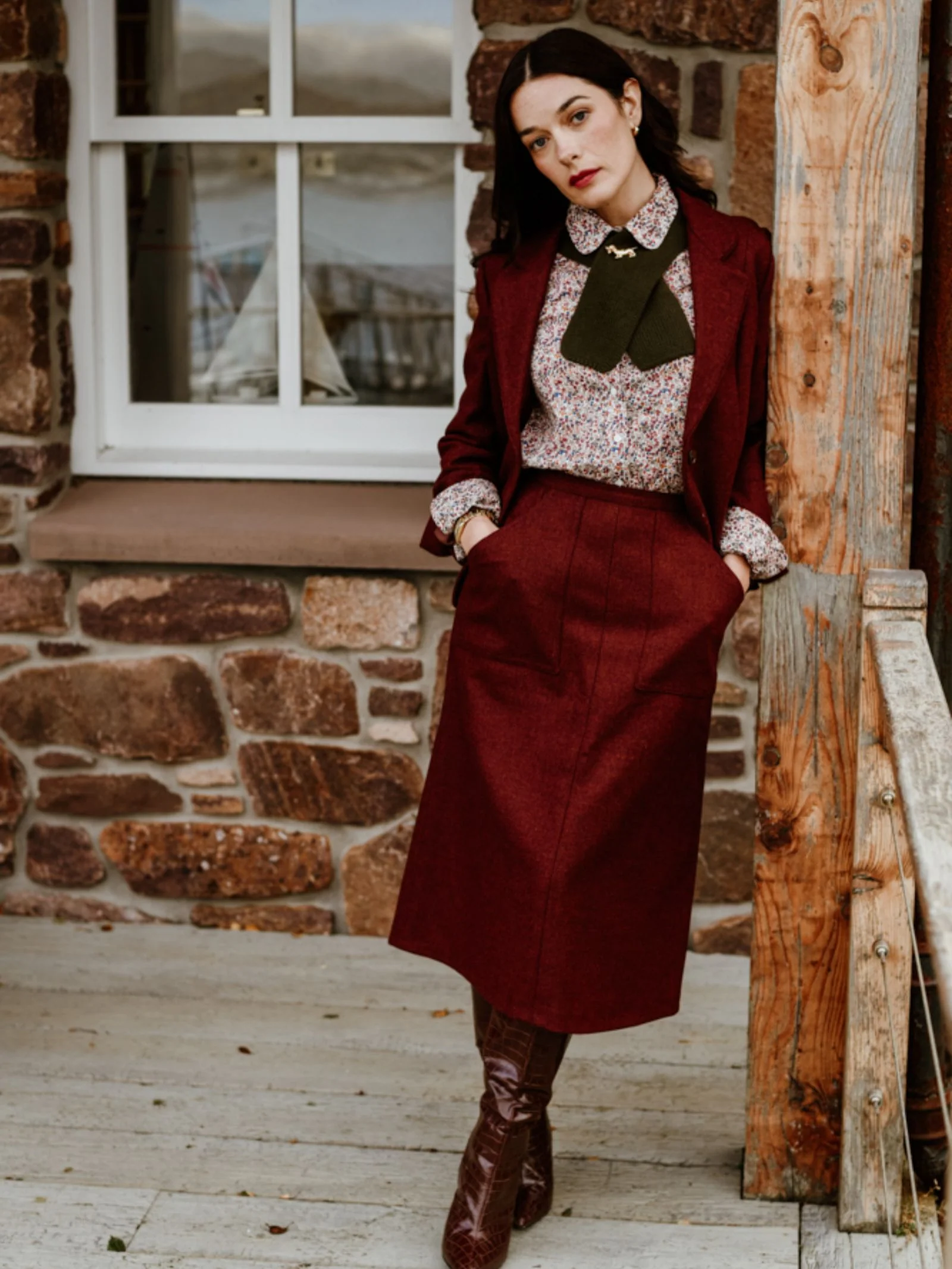 Auld Stock A-Line Skirt