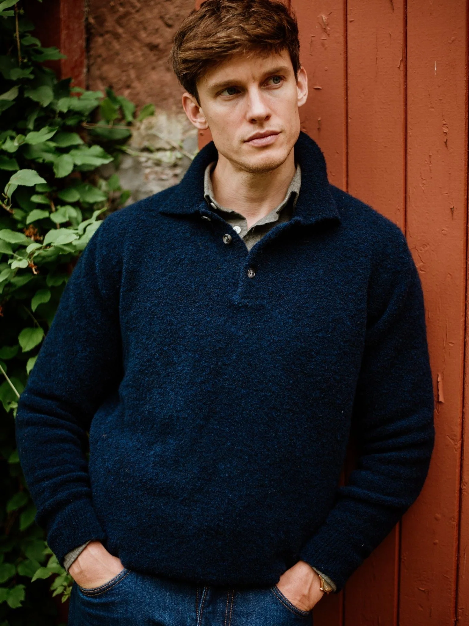 Auld Stock Bouclé Neck Jumper