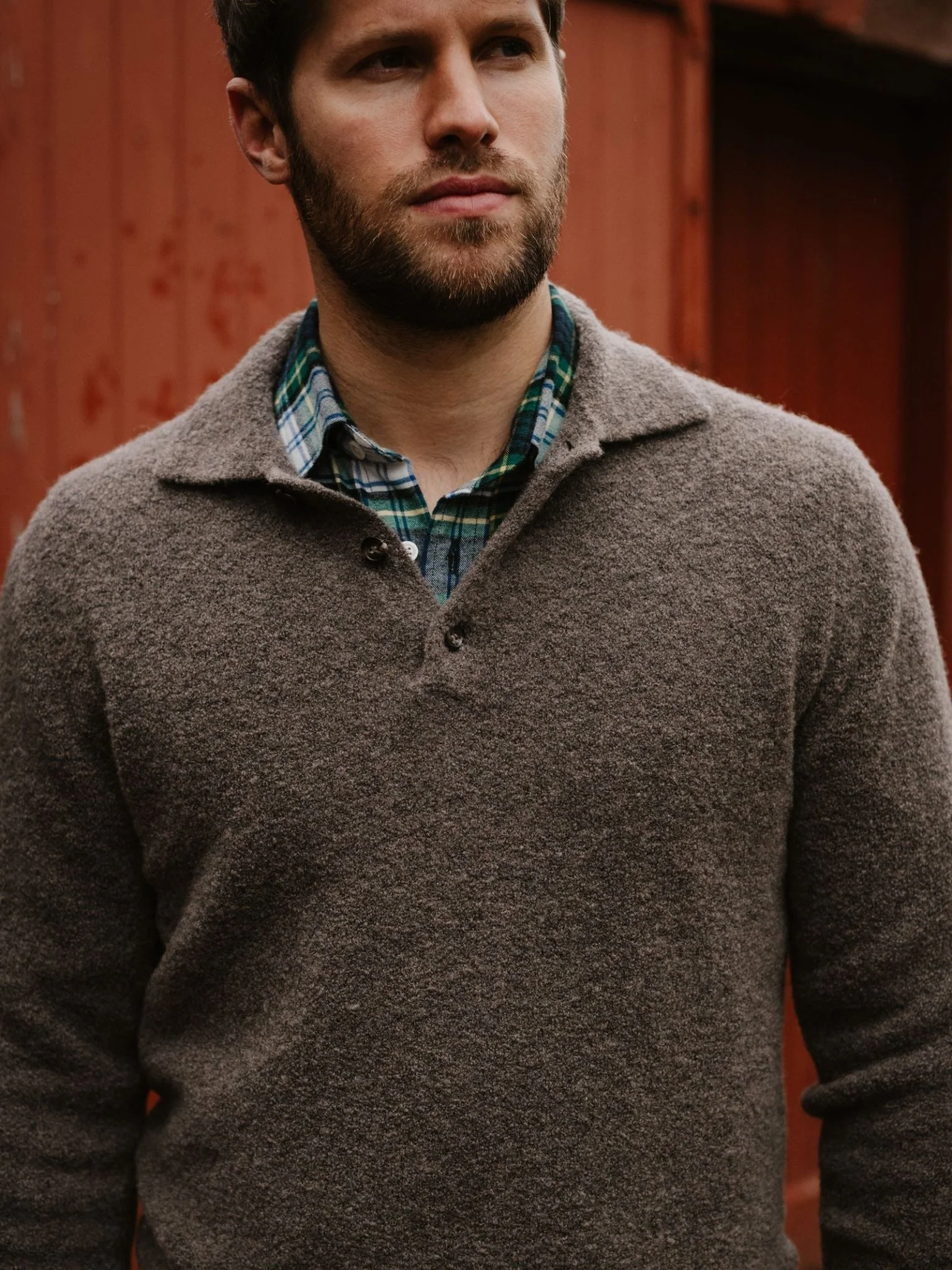 Auld Stock Bouclé Neck Jumper - Image 10