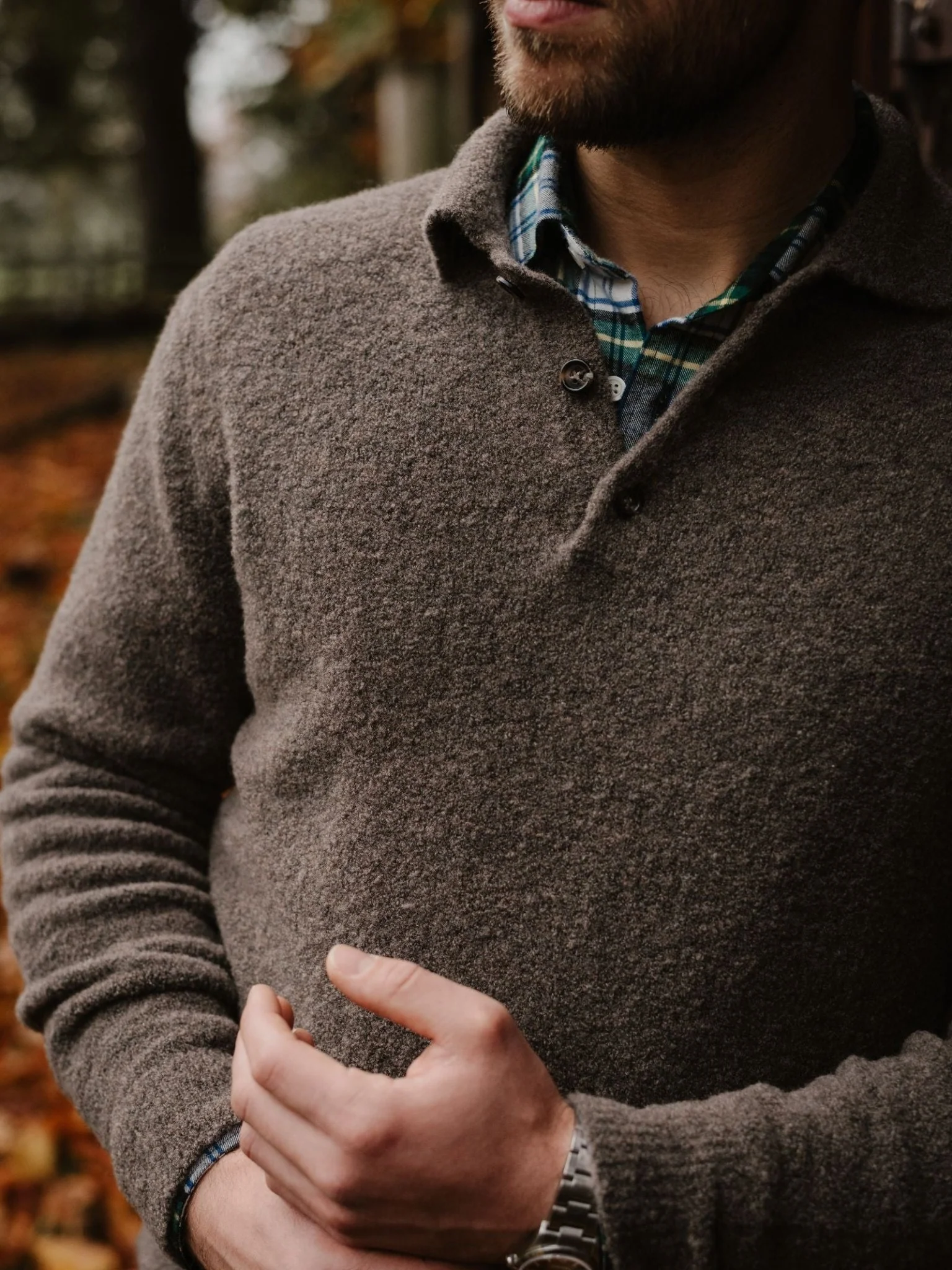Auld Stock Bouclé Neck Jumper - Image 11