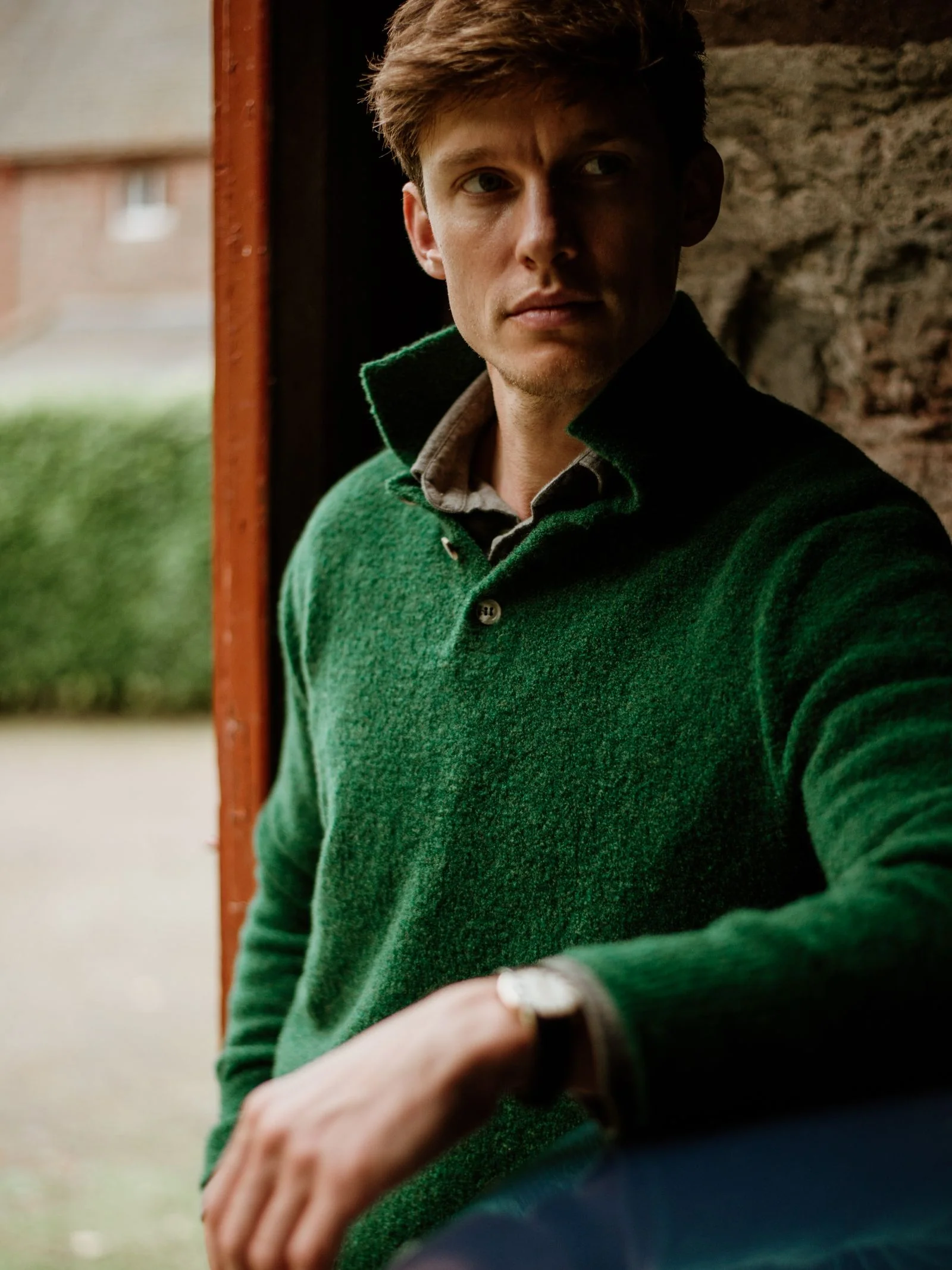 Auld Stock Bouclé Neck Jumper - Image 2