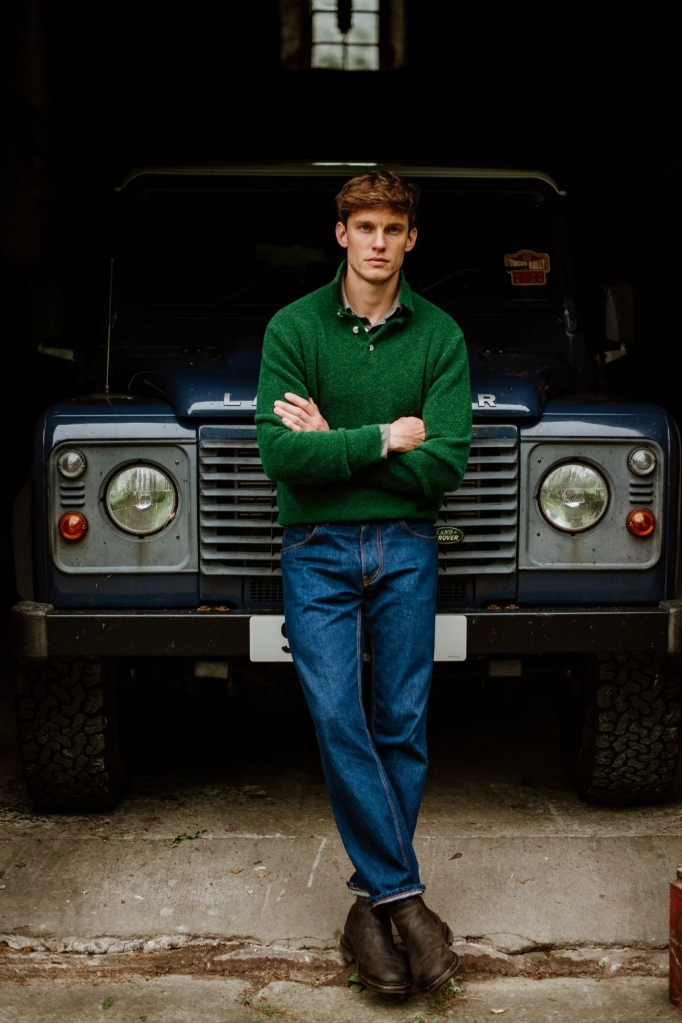 Auld Stock Bouclé Neck Jumper - Image 3