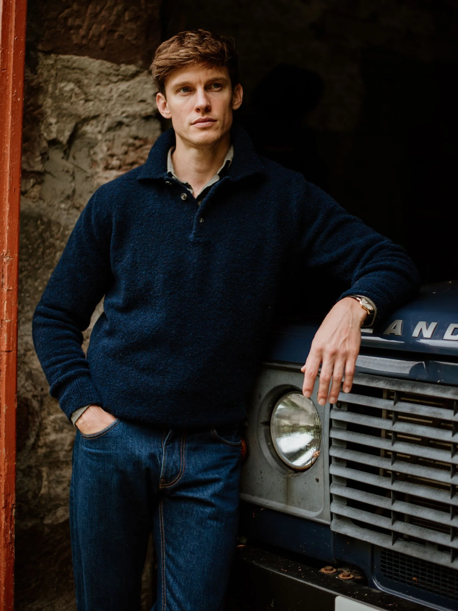 Auld Stock Bouclé Neck Jumper - Image 6
