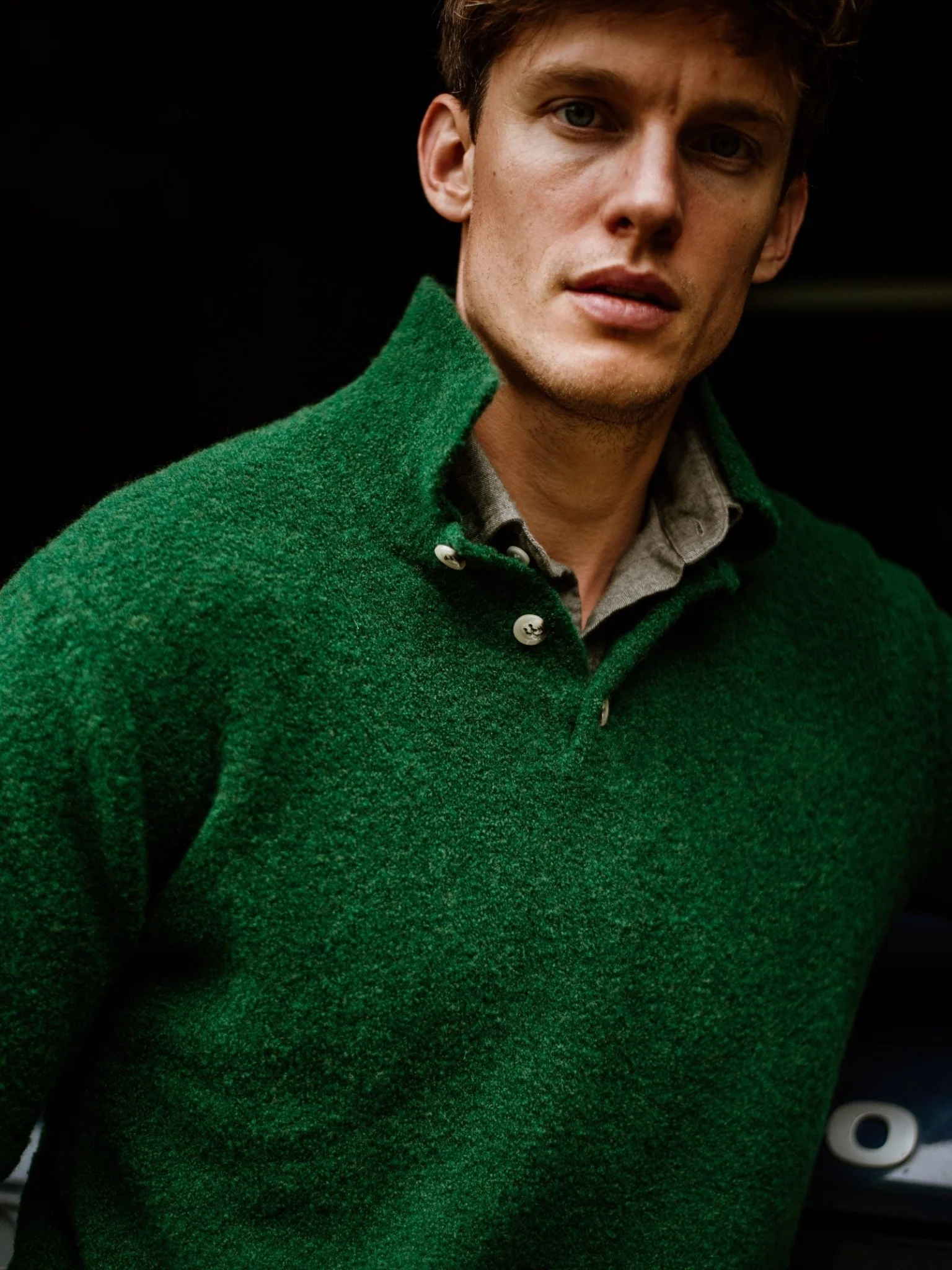 Auld Stock Bouclé Neck Jumper - Image 8
