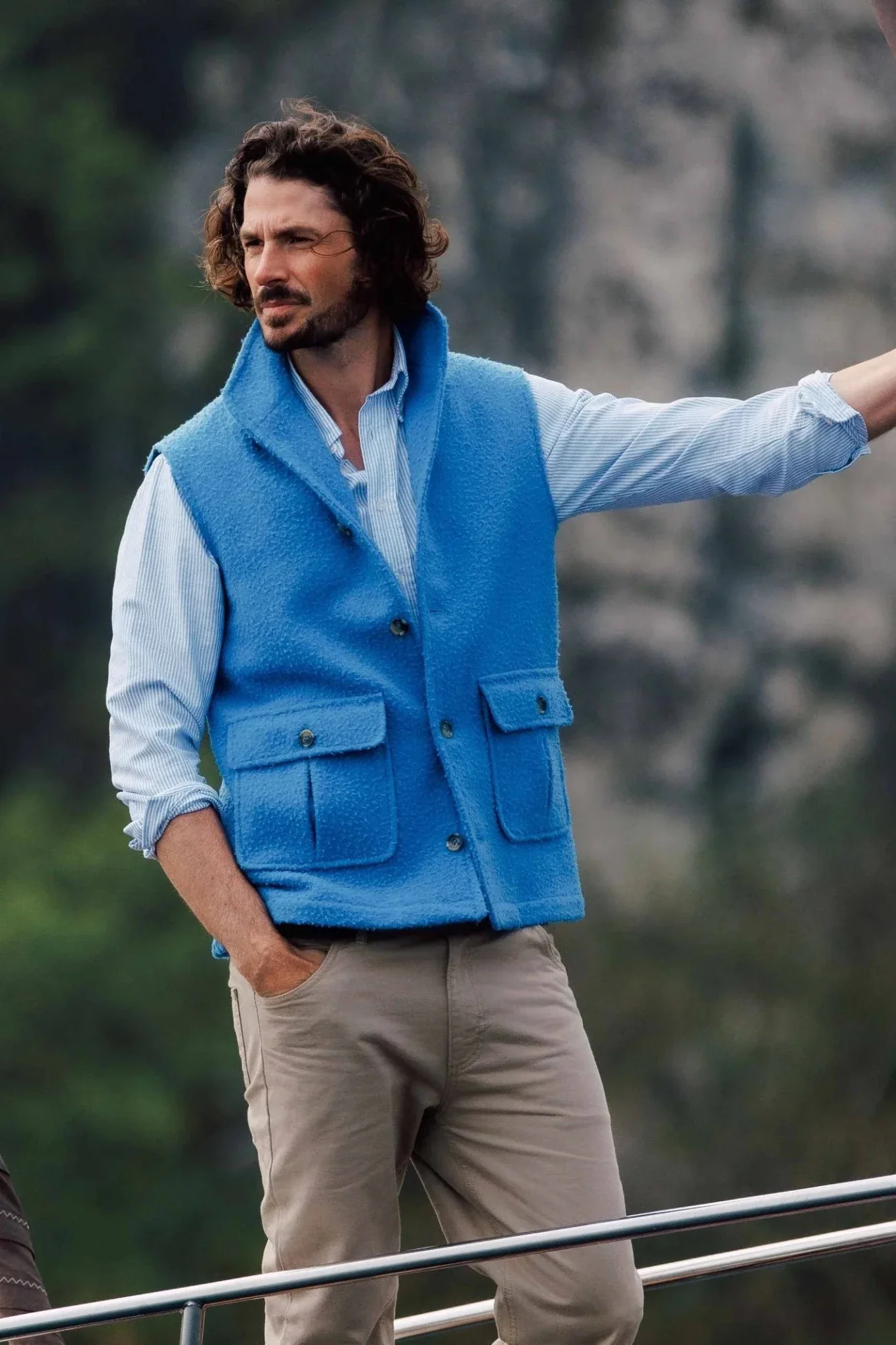 Auld Stock Casentino Fleece Gilet
