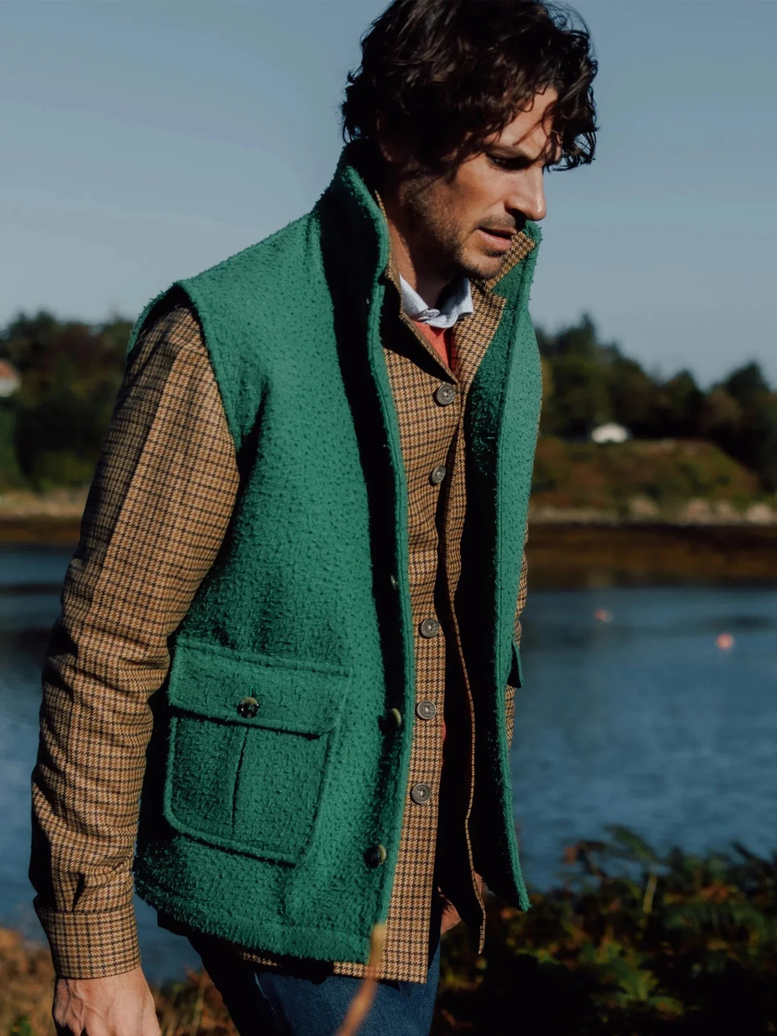 Auld Stock Casentino Fleece Gilet - Image 5