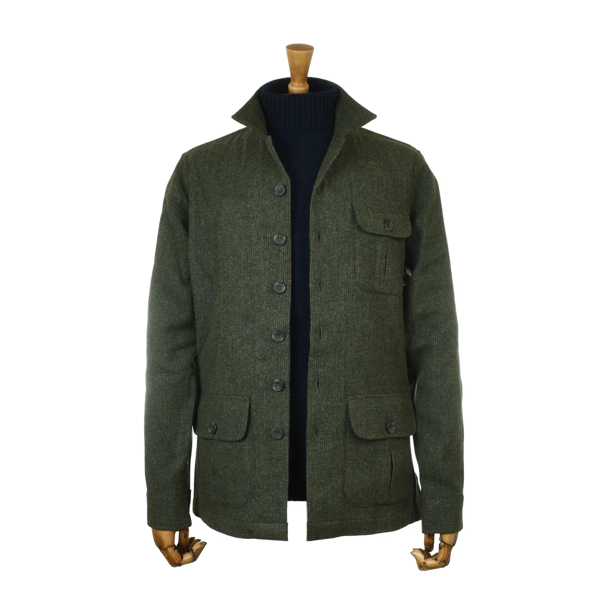 Auld Stock Casual Tweed Shacket - Image 2