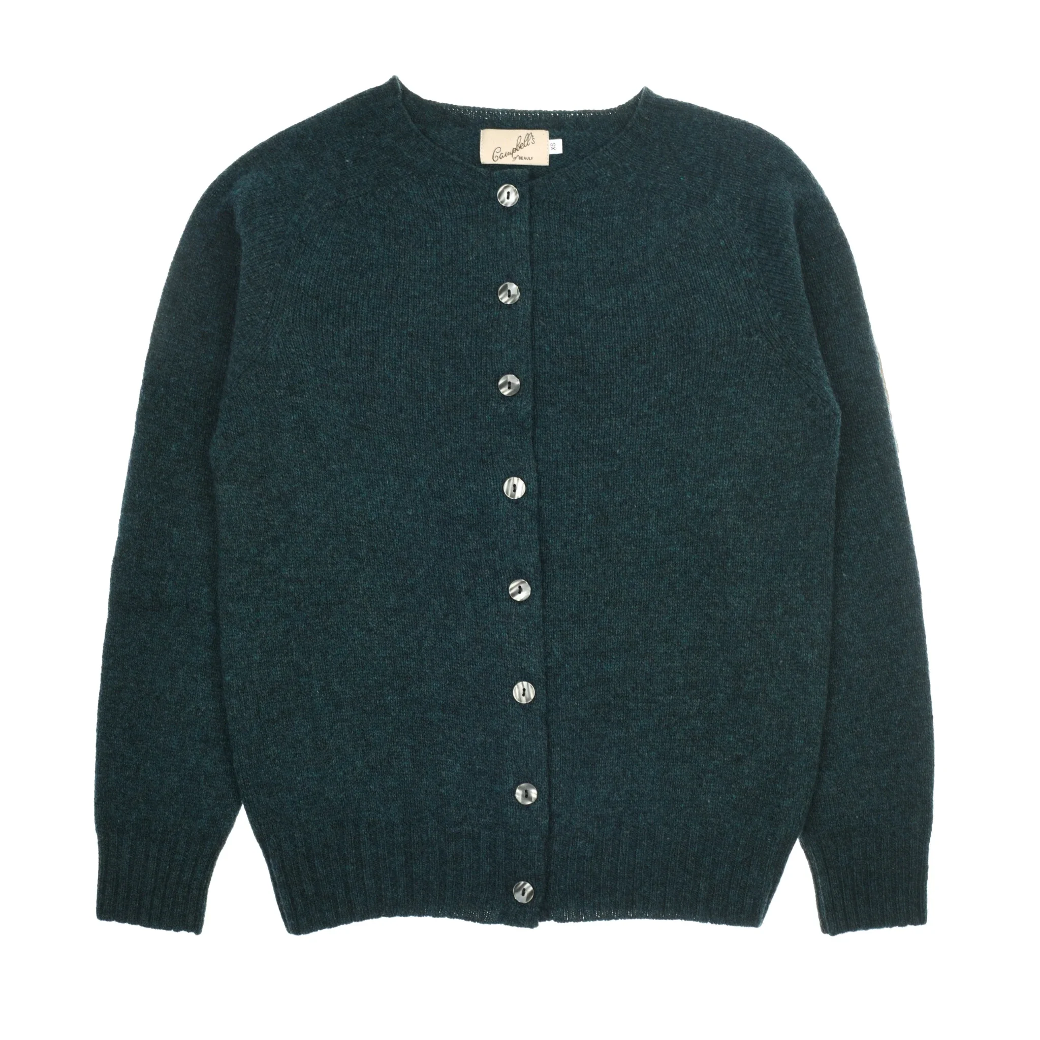 Auld Stock Lambswool Crew Neck Cardigan - Image 2