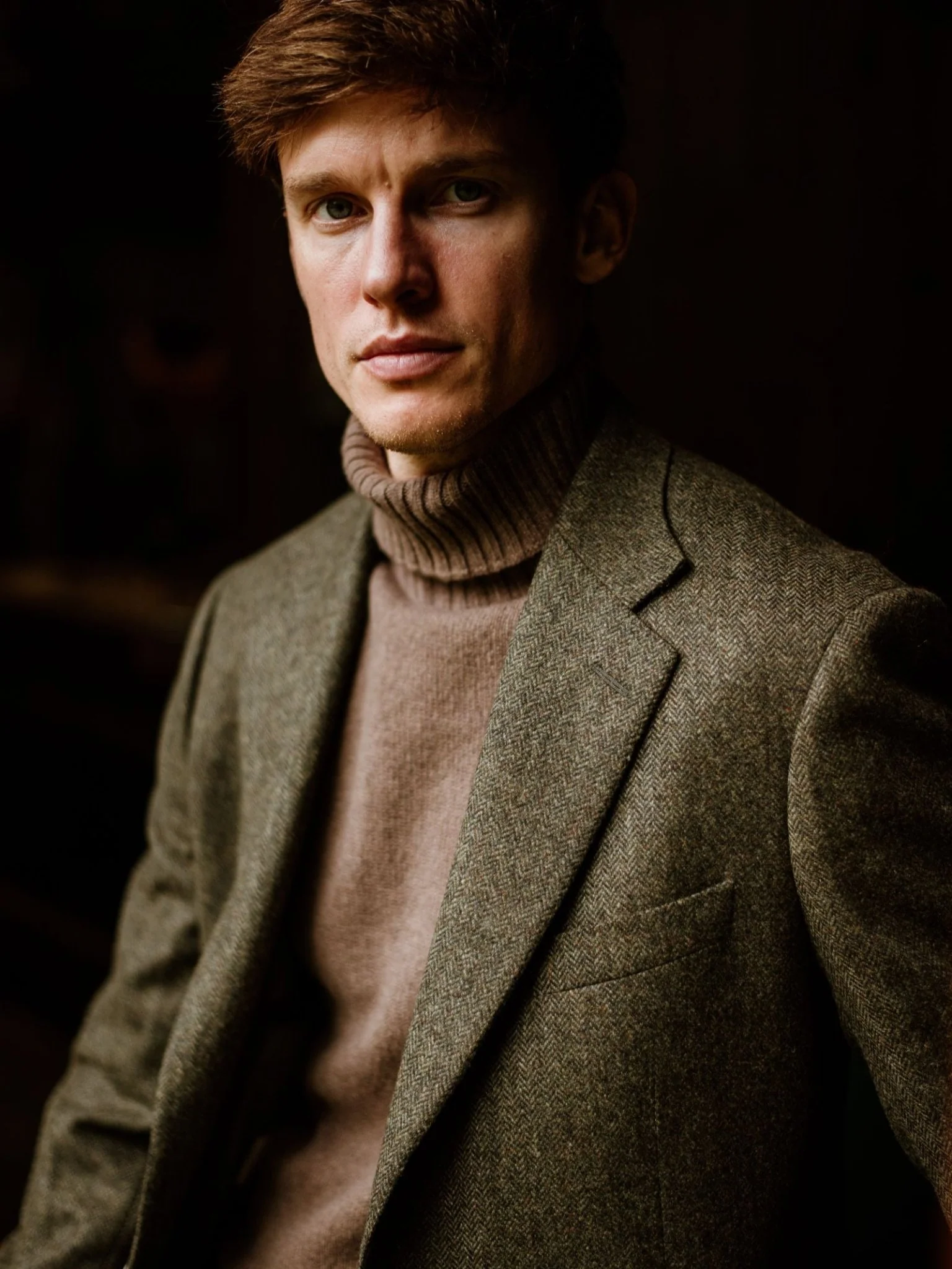 Auld Stock Lambswool Roll Neck