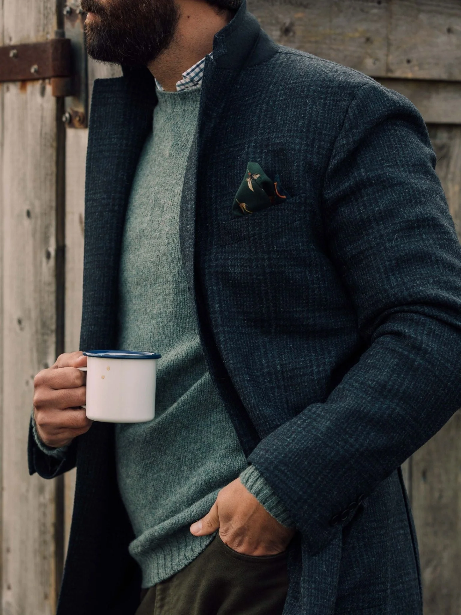 Auld Stock Glen Check Jacket