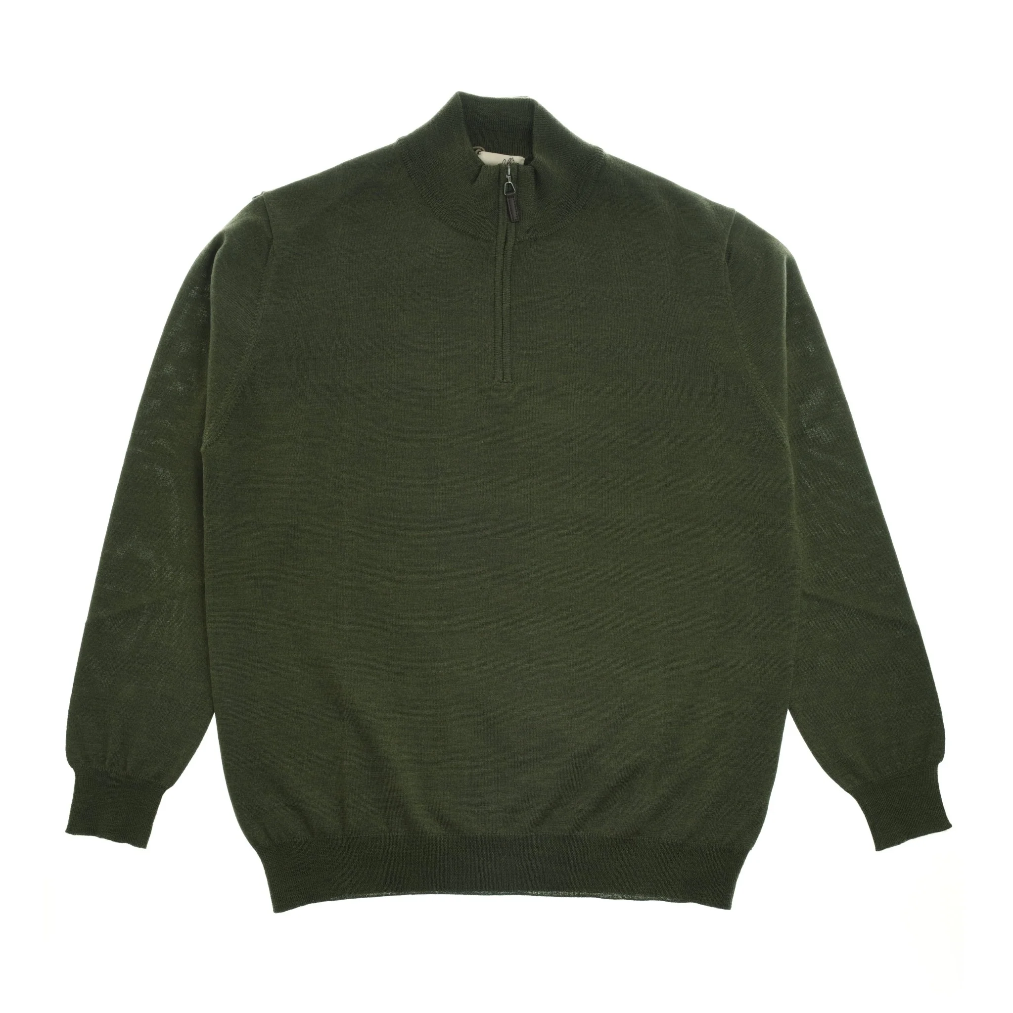 Auld Stock Merino Quarter Zip Jumper - Image 3