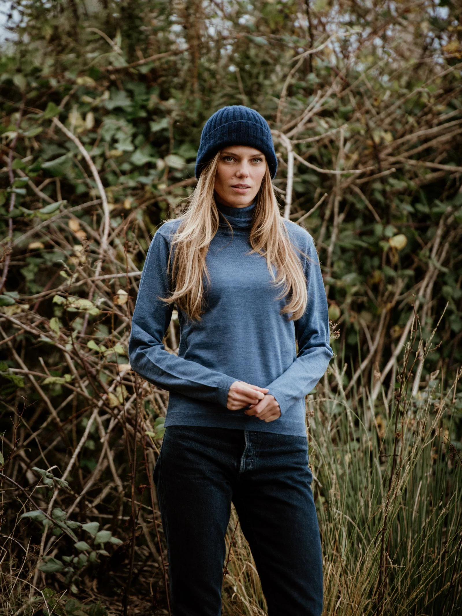Auld Stock Merino Poloneck