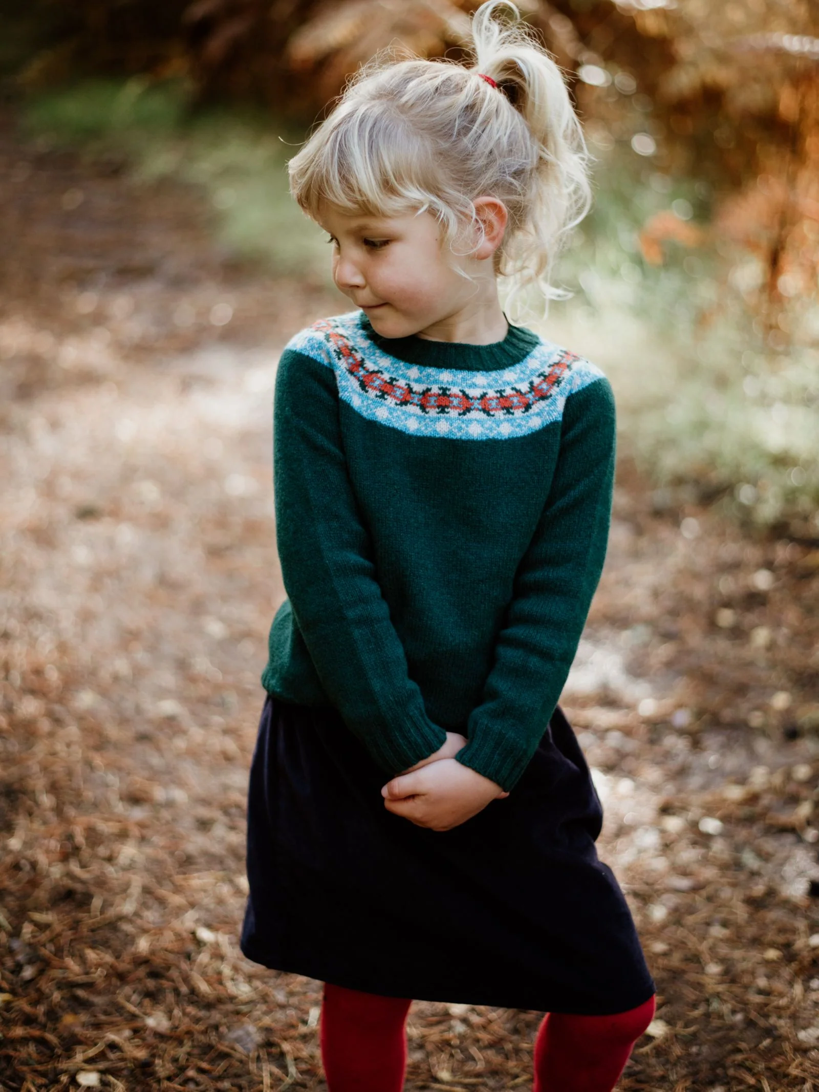 Auld Stock Mini Fairisle Crew Jumper
