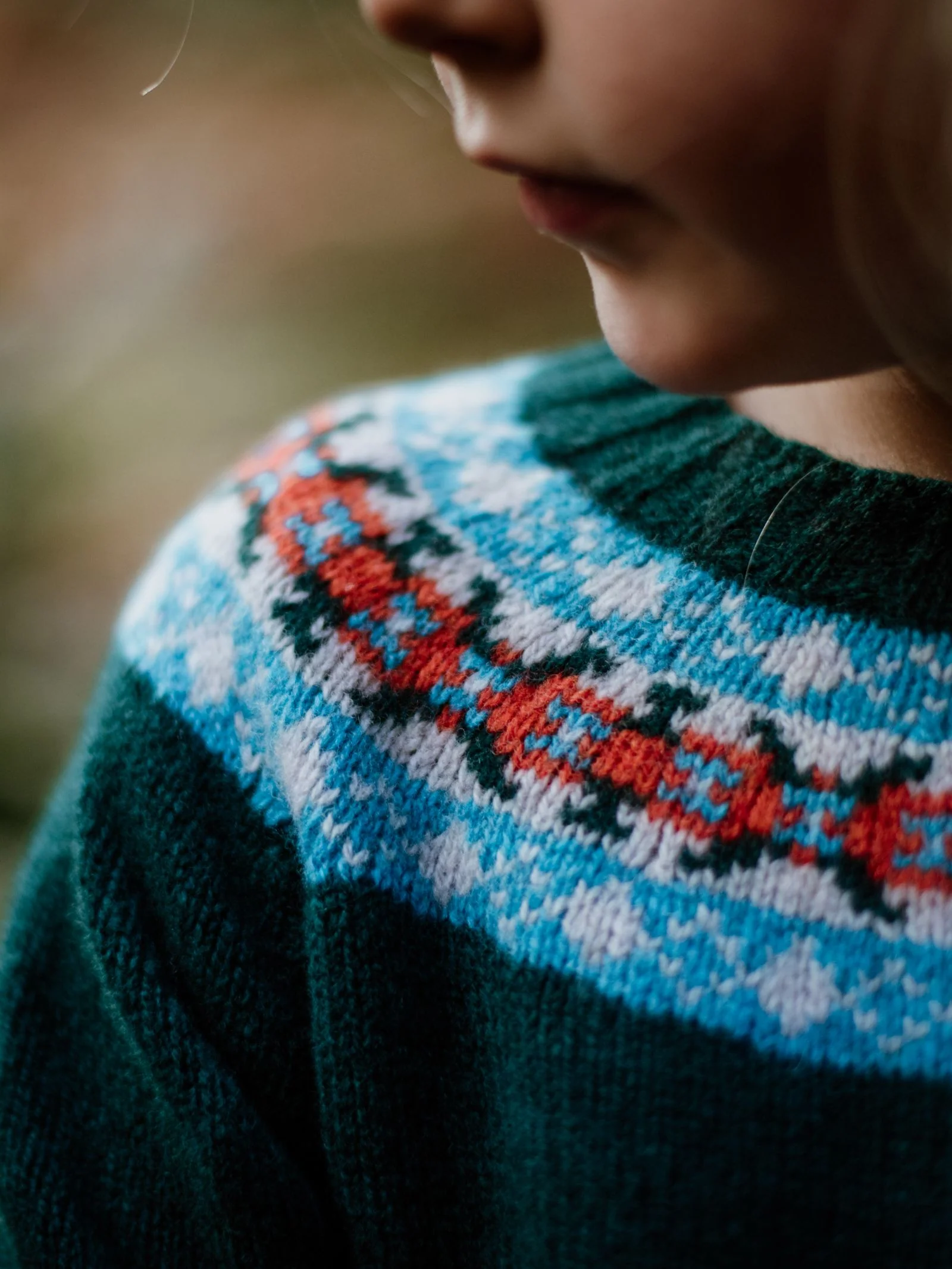 Auld Stock Mini Fairisle Crew Jumper - Image 2