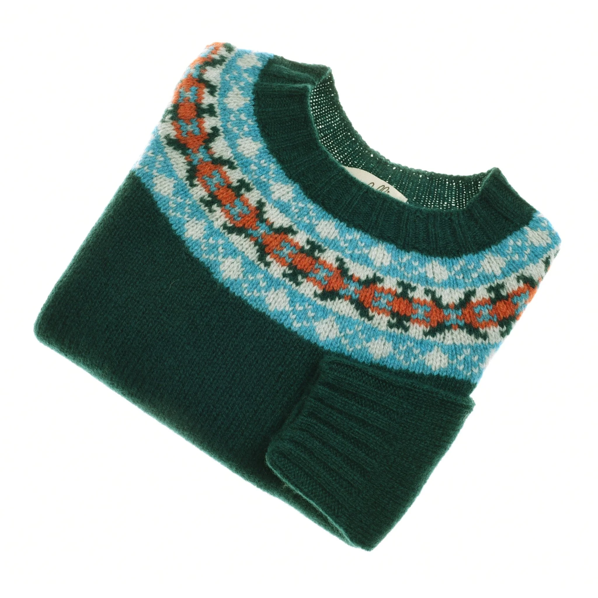 Auld Stock Mini Fairisle Crew Jumper - Image 4