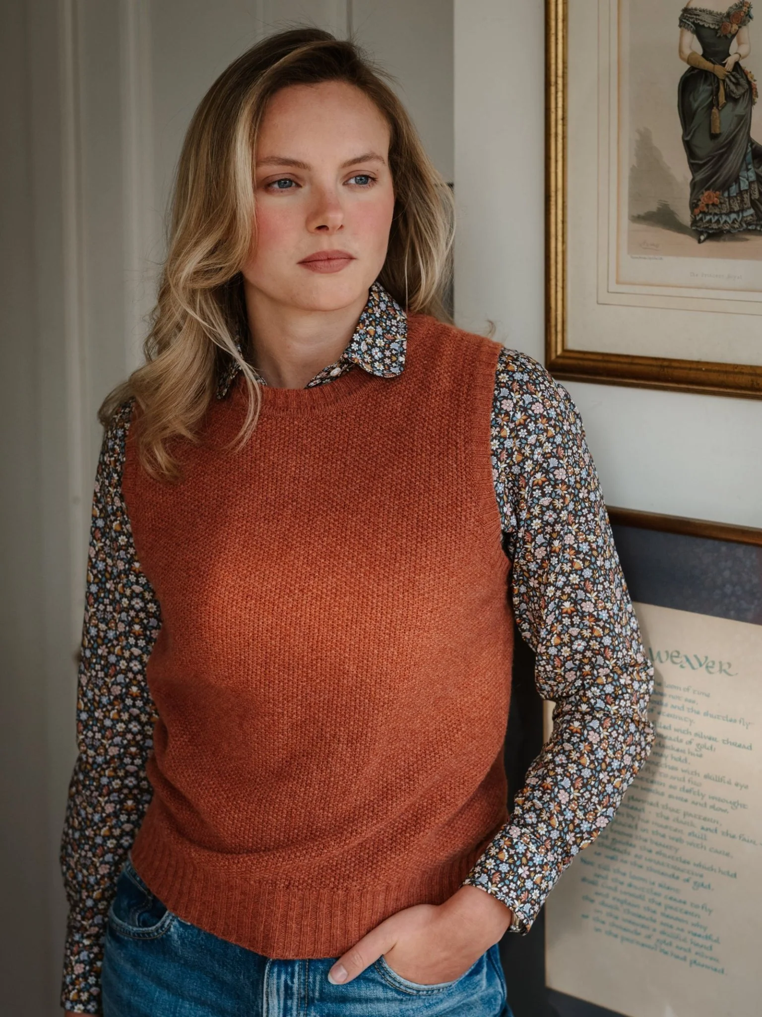Moss Stitch Crew Tank - Image 3