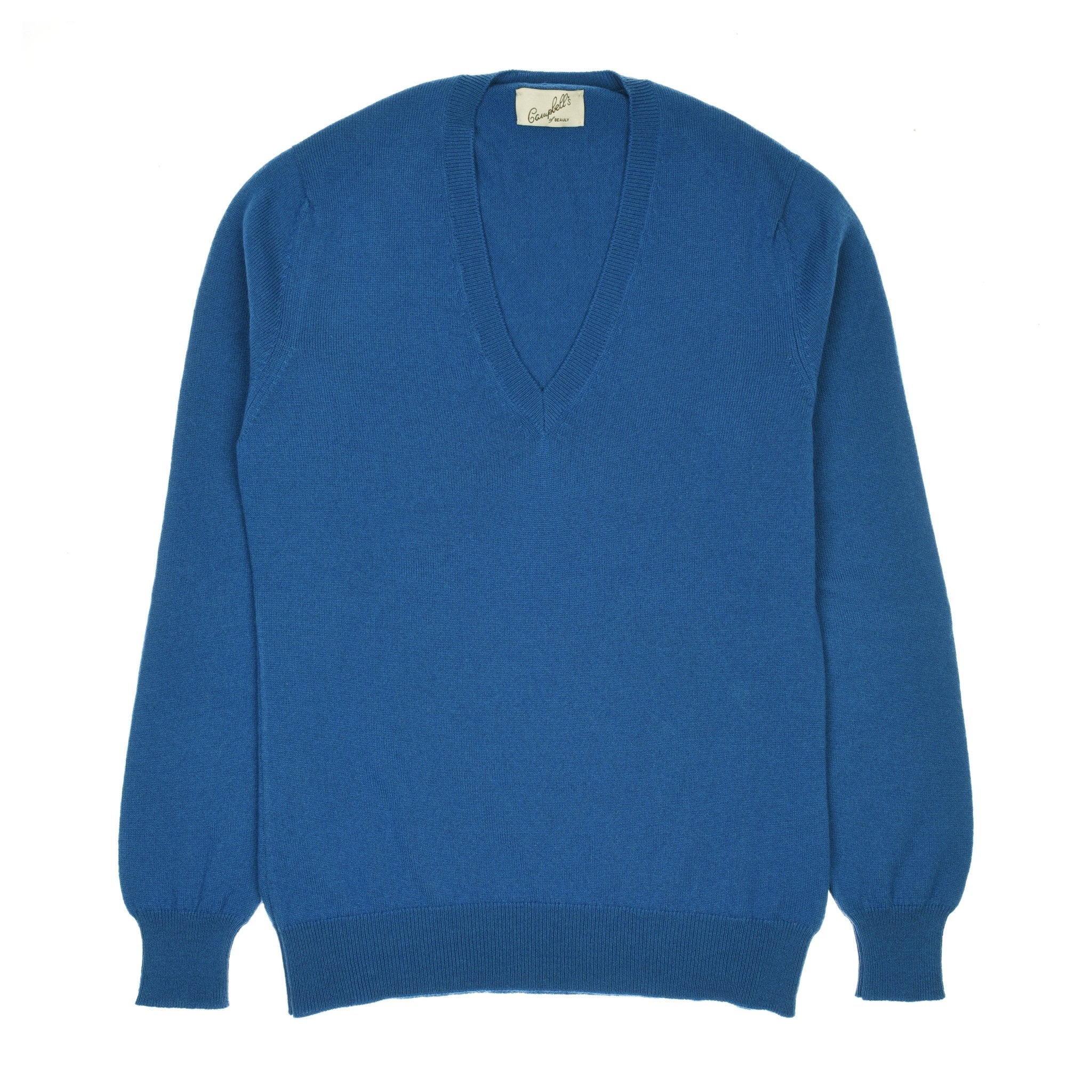Auld Stock Cashmere V-Neck Jumper - Image 4