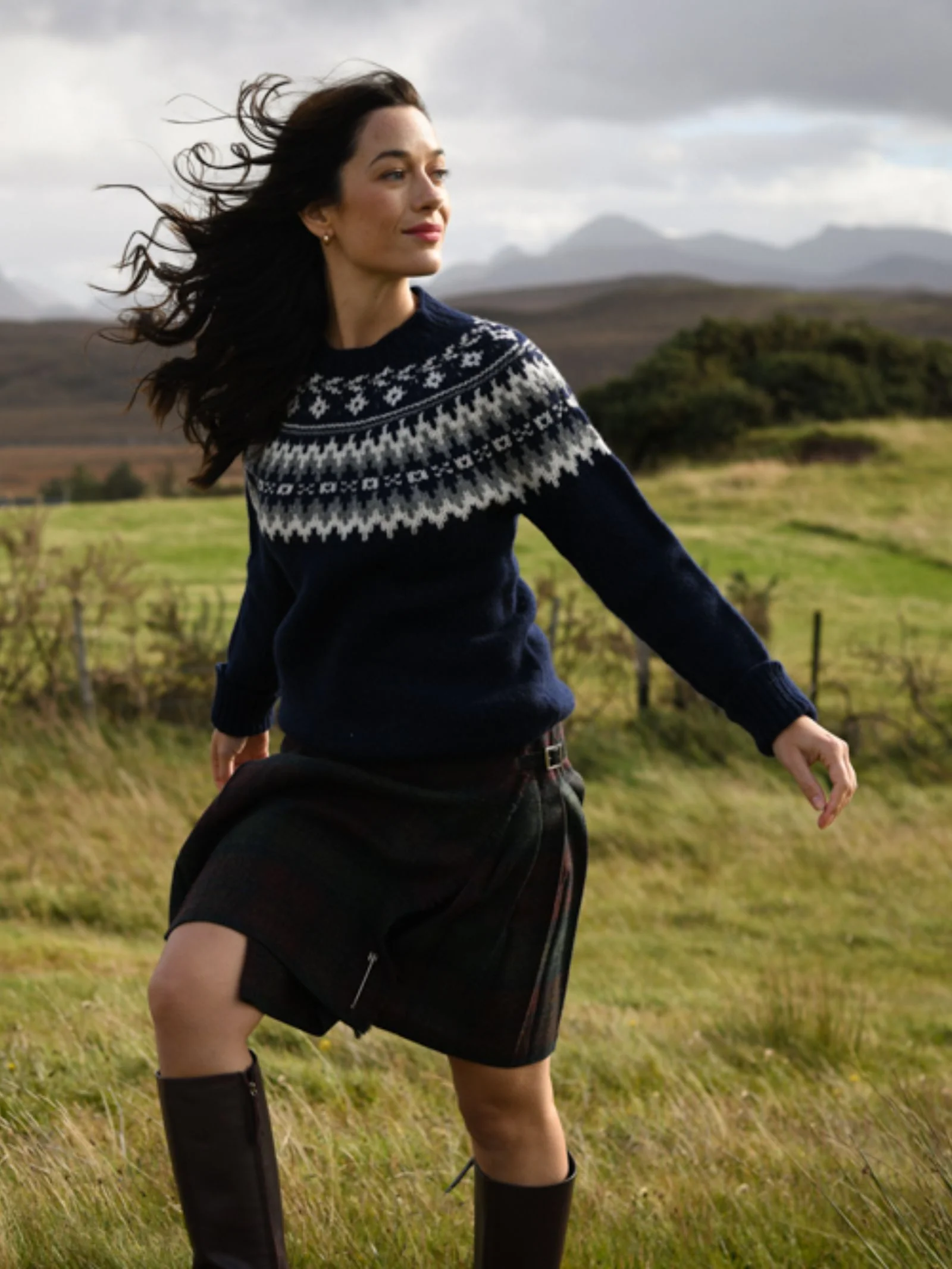 Auld Stock Chunky Fairisle Jumper - Image 3