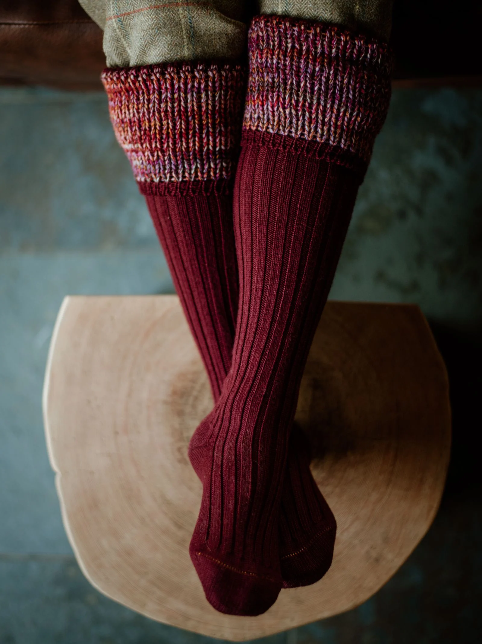 Auld Stock Merino Katrine Shooting Socks