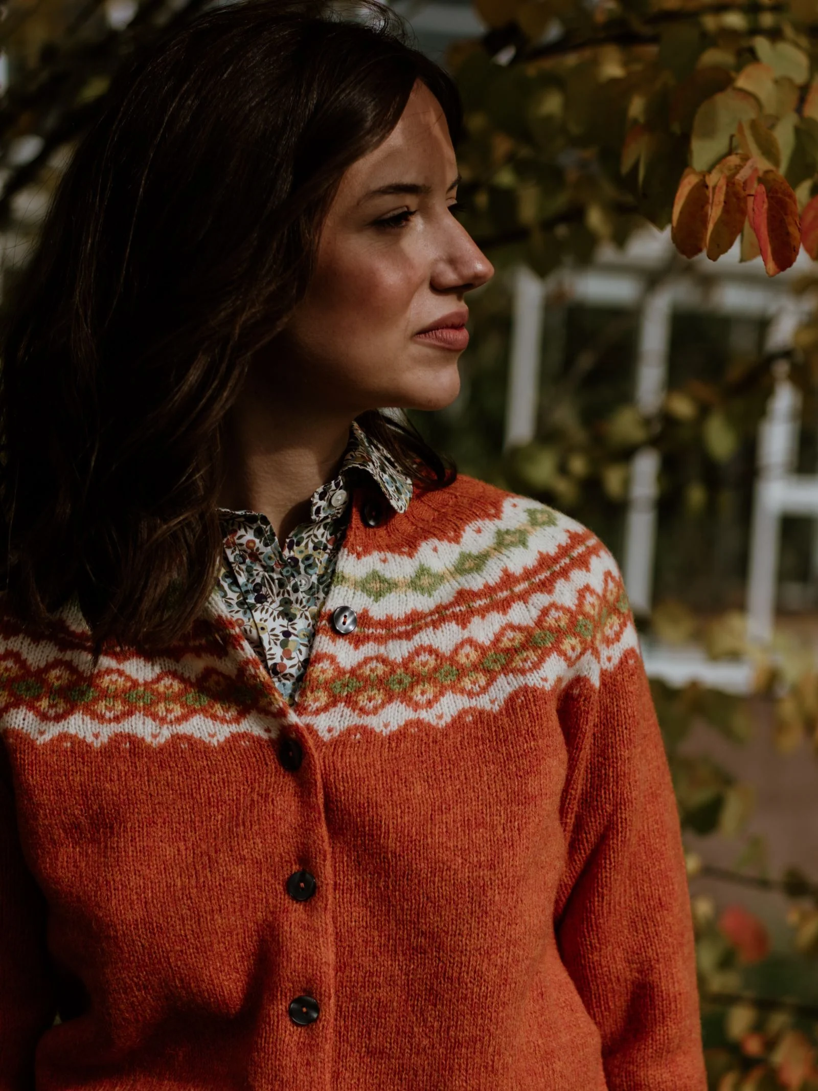 Auld Stock Shetland Fairisle Cardigan - Image 2
