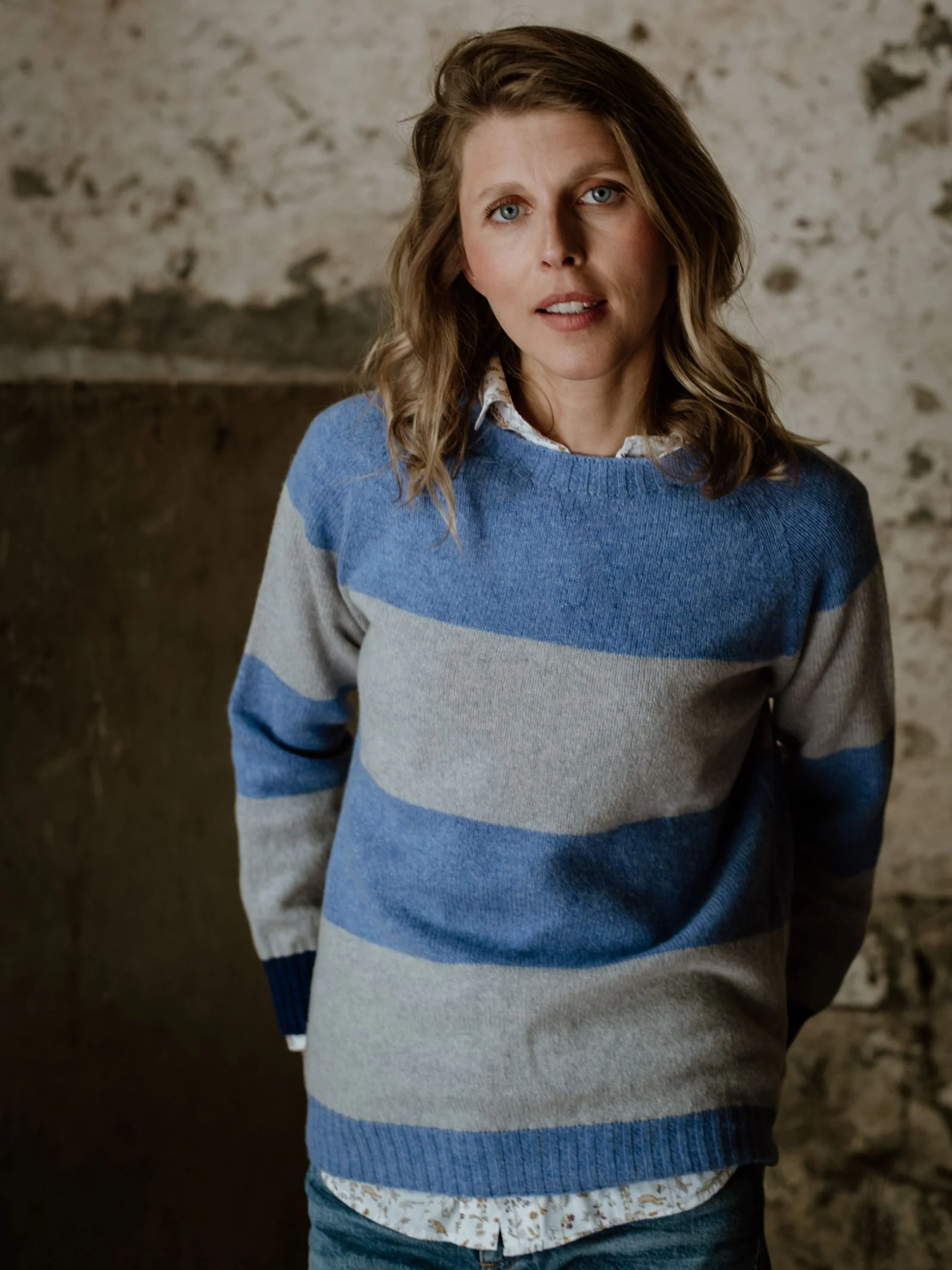 Auld Stock Stripe Crew Jumper - Image 4