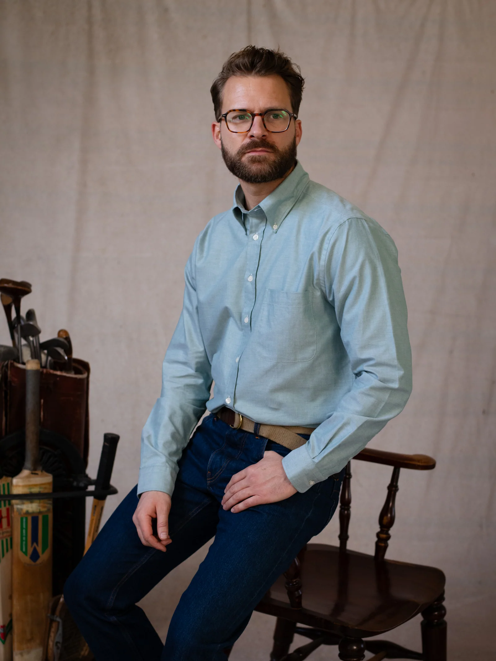 Oxford Button Down Shirt - Image 5