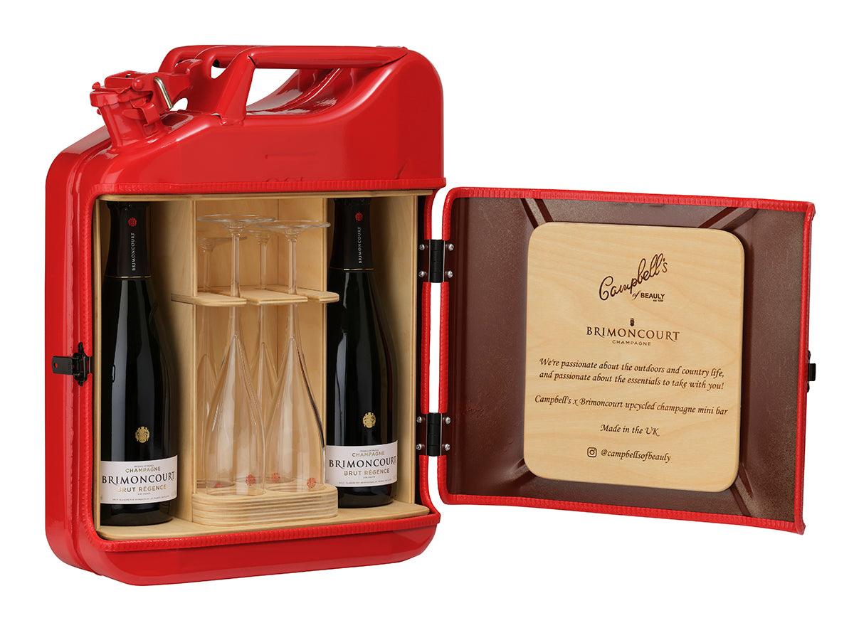 Brimoncourt Champagne Upcycled Jerry Can for Glasses - Image 3
