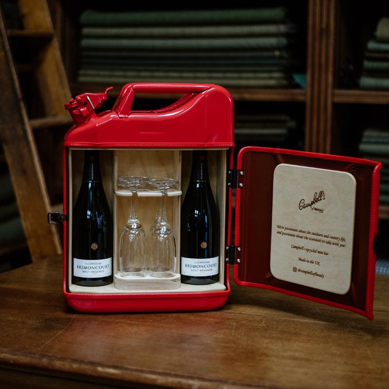Brimoncourt Champagne Upcycled Jerry Can for Glasses - Image 4