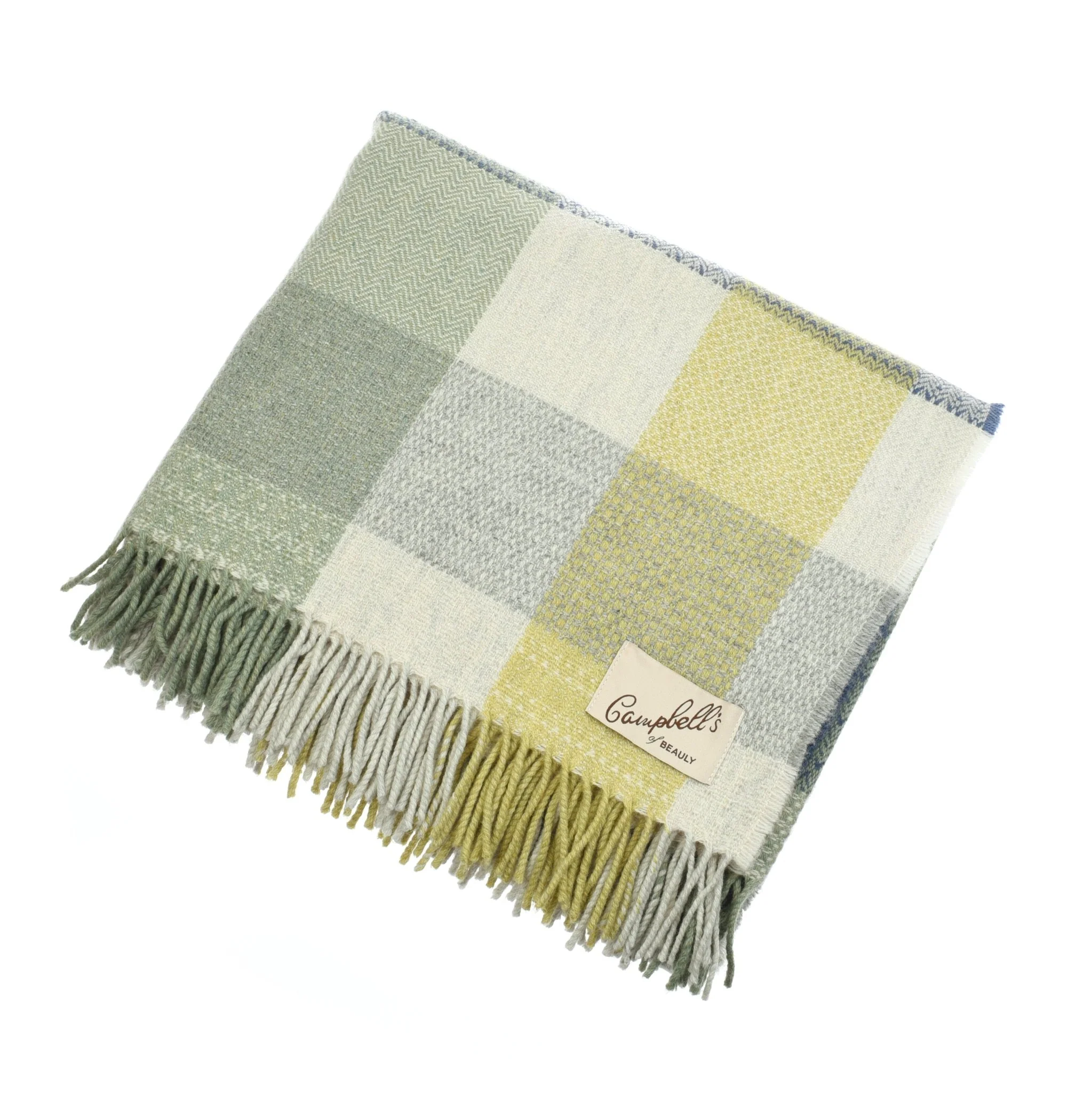 Patchwork Lambswool Throw - Image 2