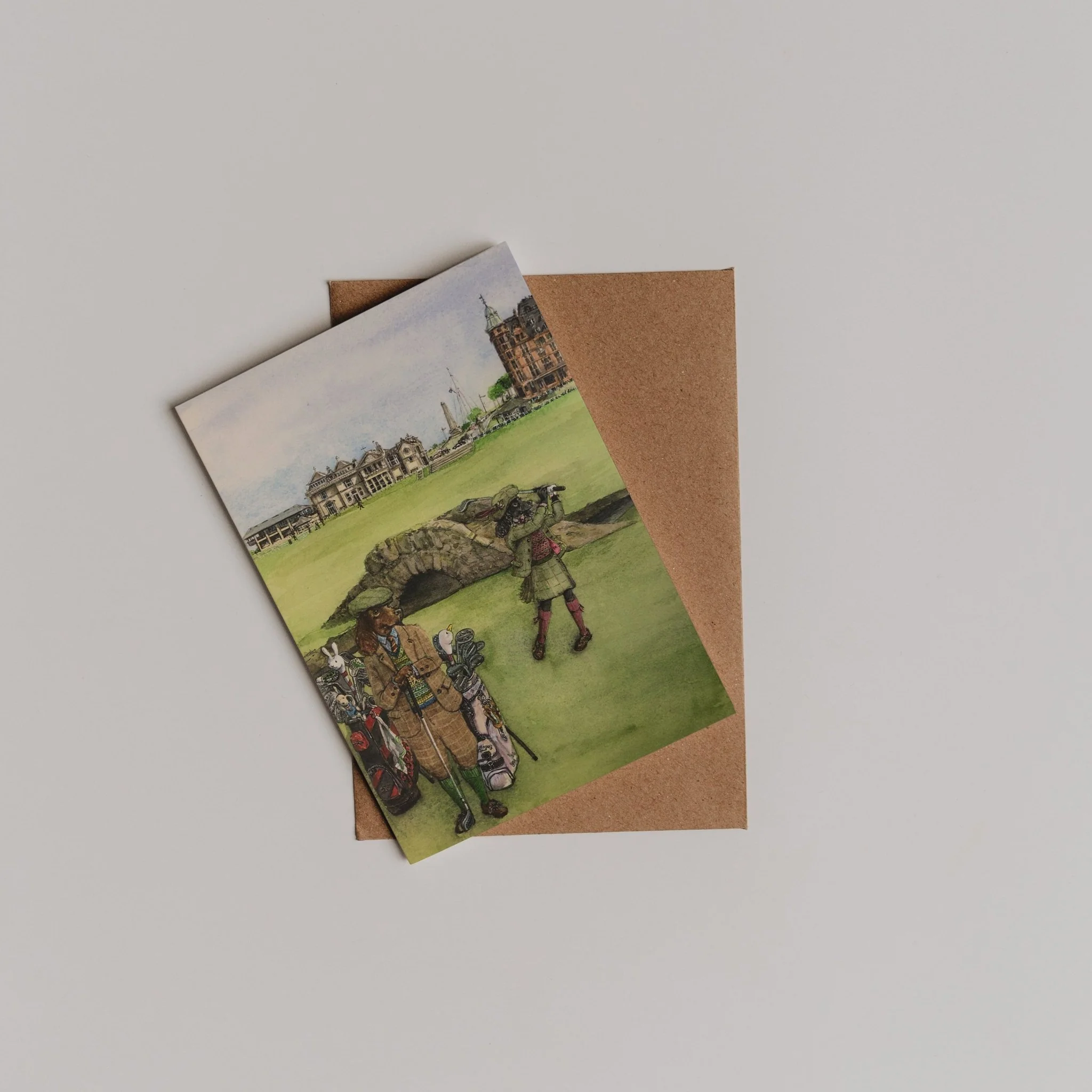 St Andrews Swilken Bridge Greeting Card