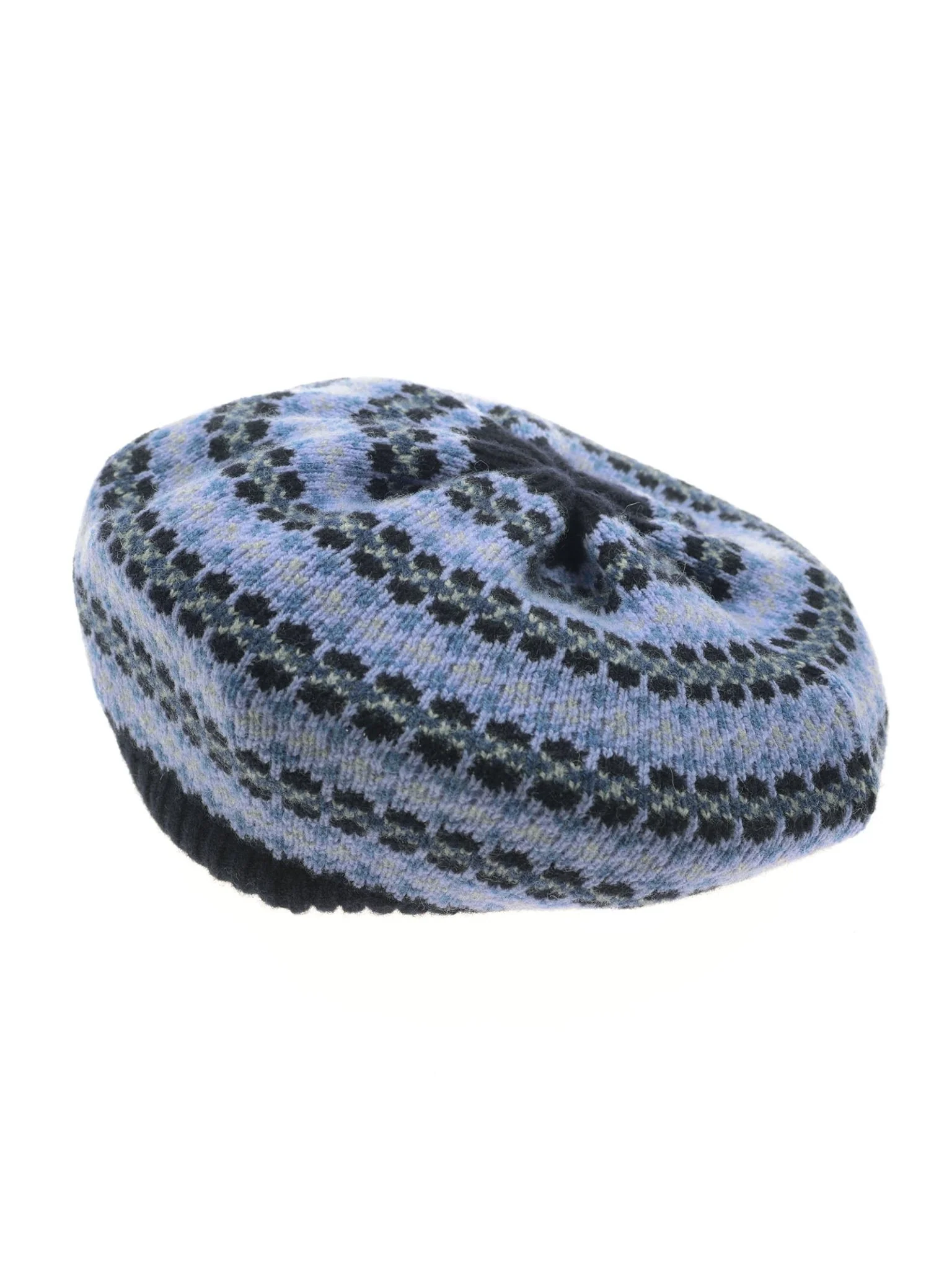 Lambswool Fairisle Beret