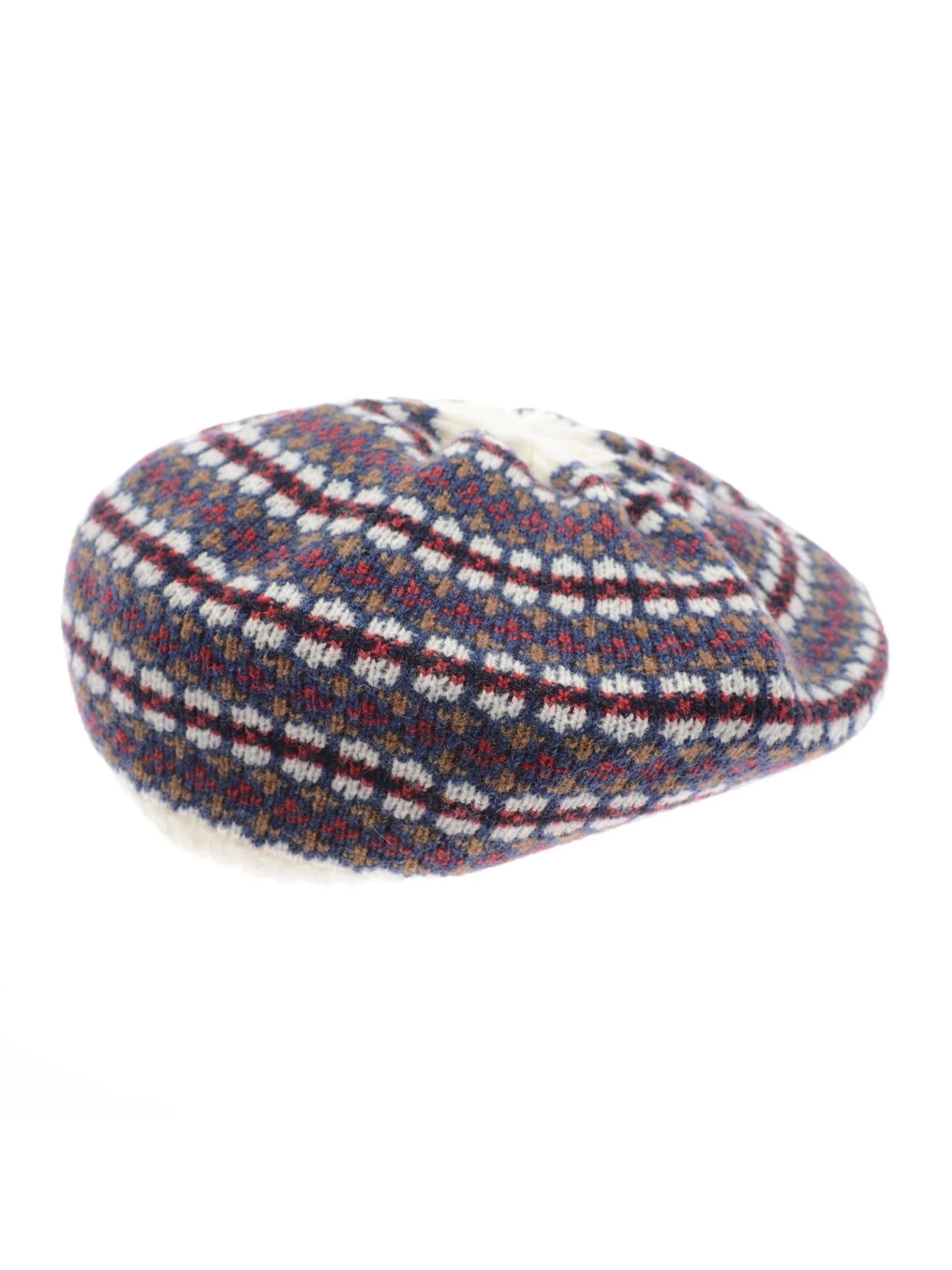 Lambswool Fairisle Beret - Image 3