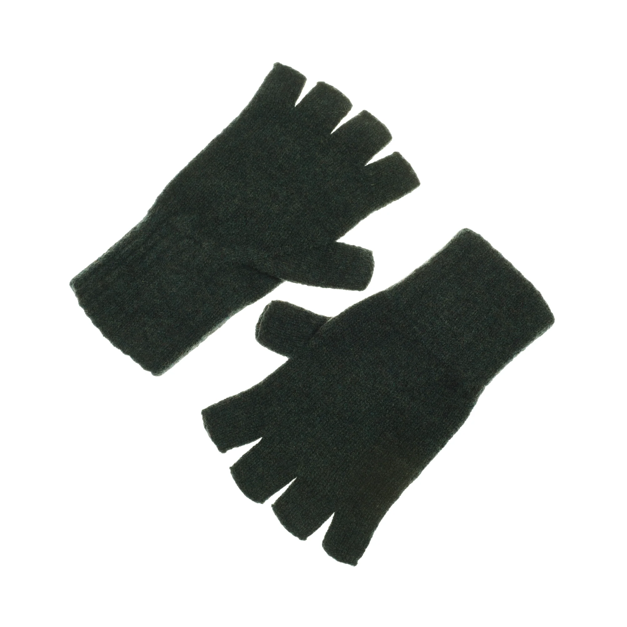 Lambswool Half-Finger Gloves - Image 3