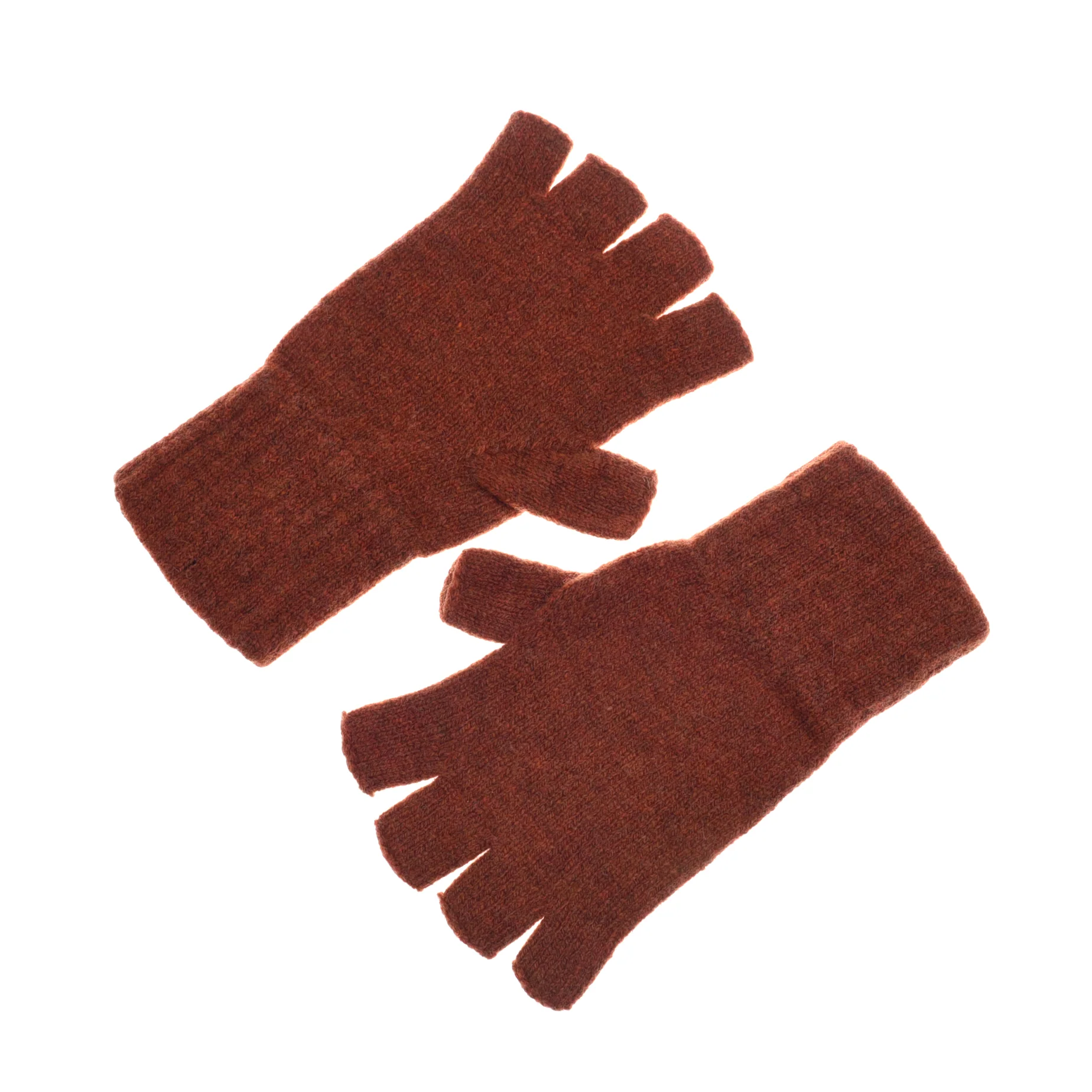 Lambswool Half-Finger Gloves - Image 4