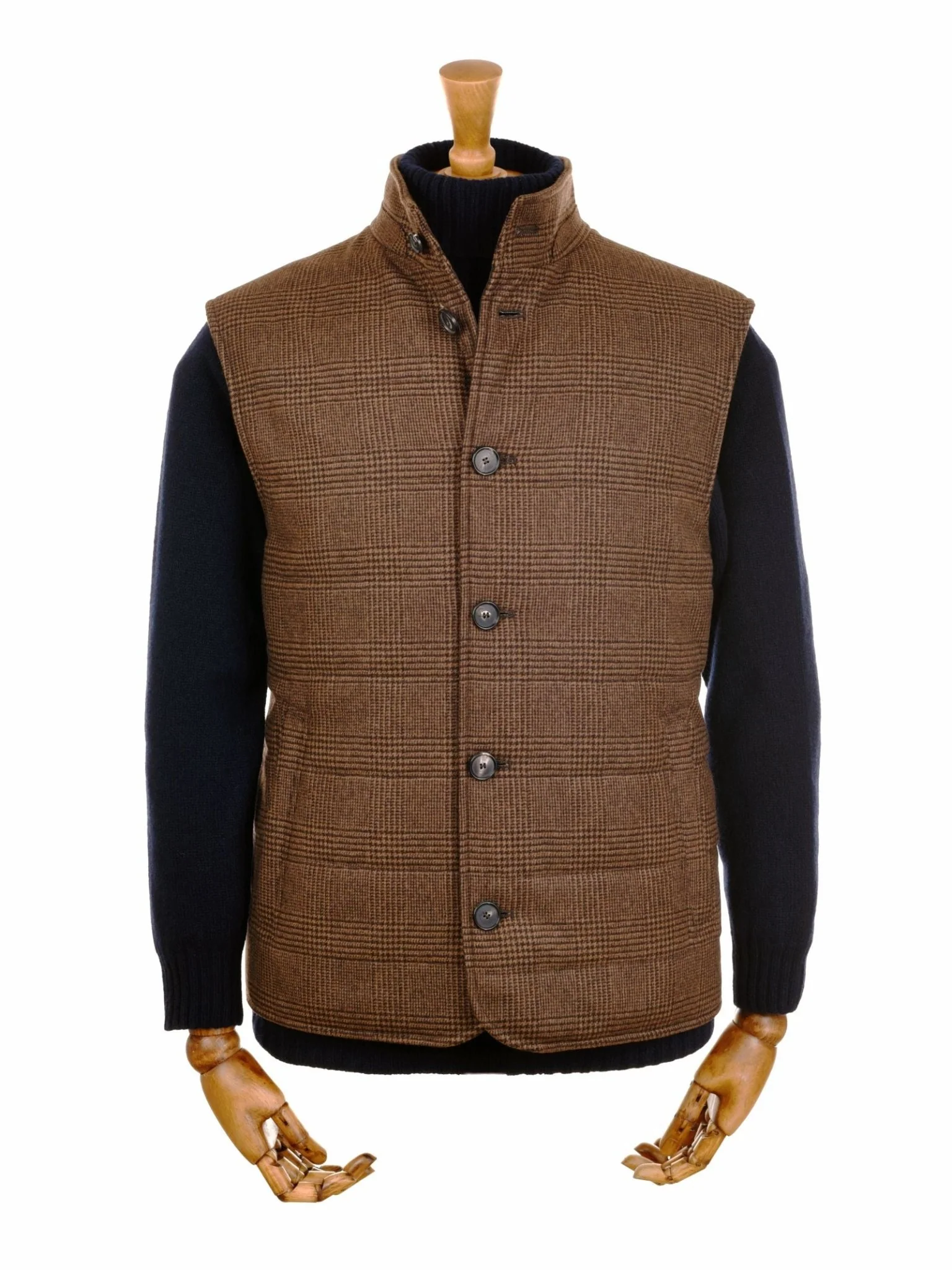 Cashmere Gun Club Quilted Gilet - Image 3