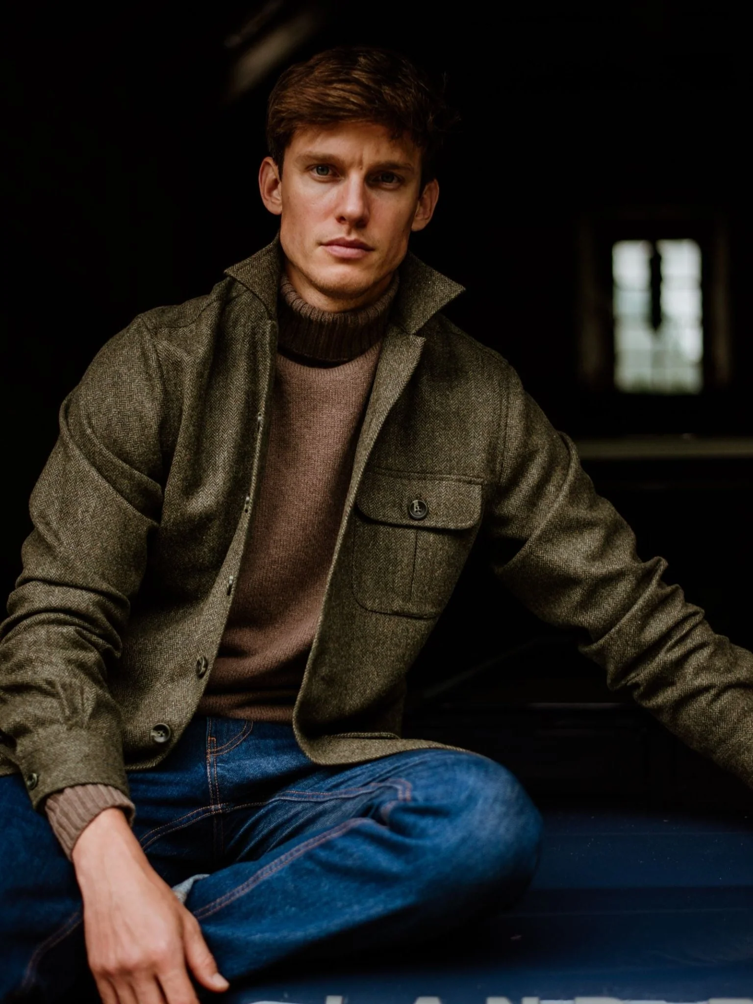 Casual Tweed Shacket