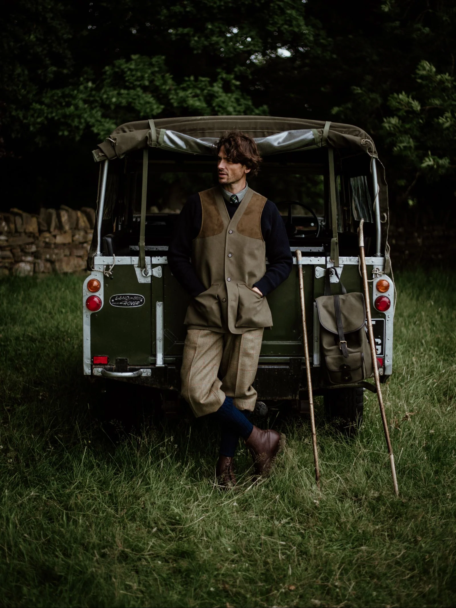 Cotton Shooting Waistcoat - Image 3