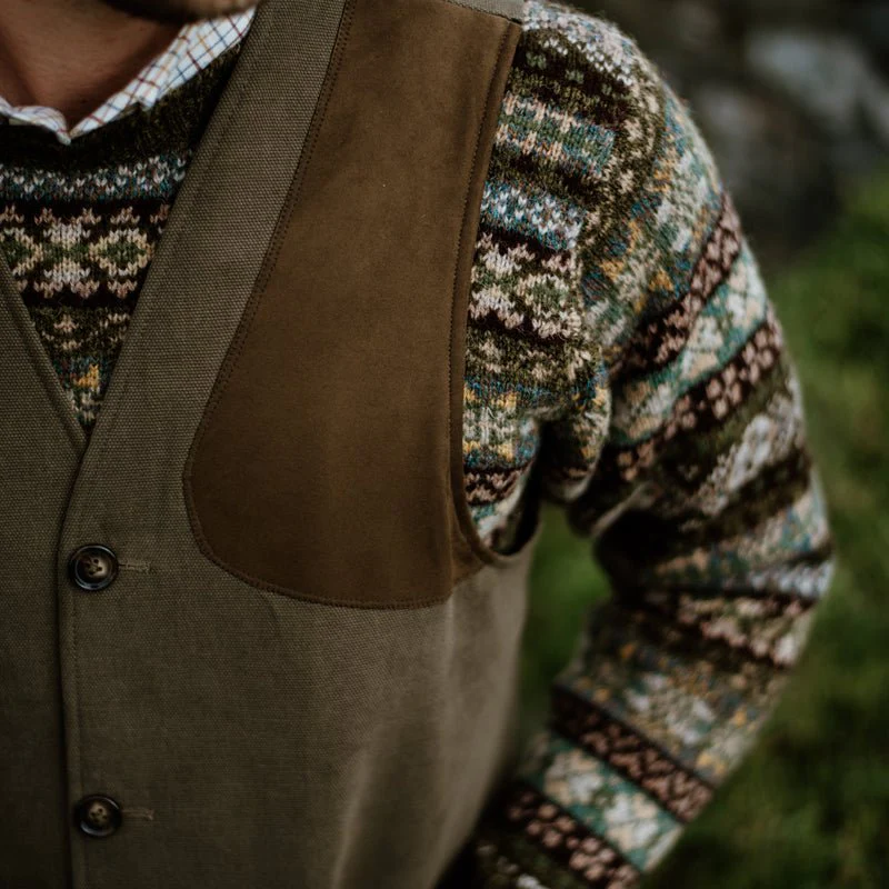 Cotton Shooting Waistcoat - Image 9