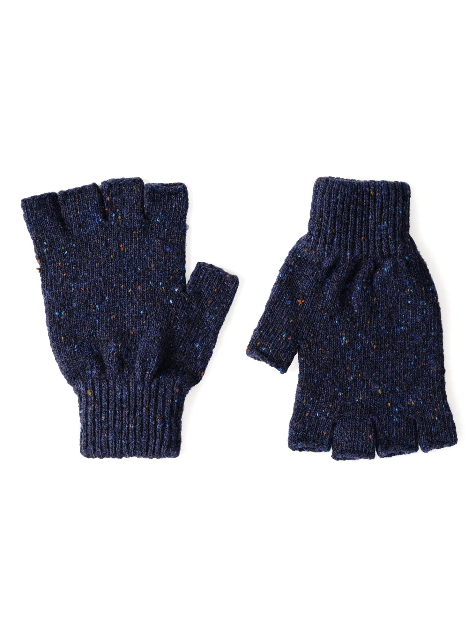 Donegal Lambswool Half-Finger Gloves - Image 4