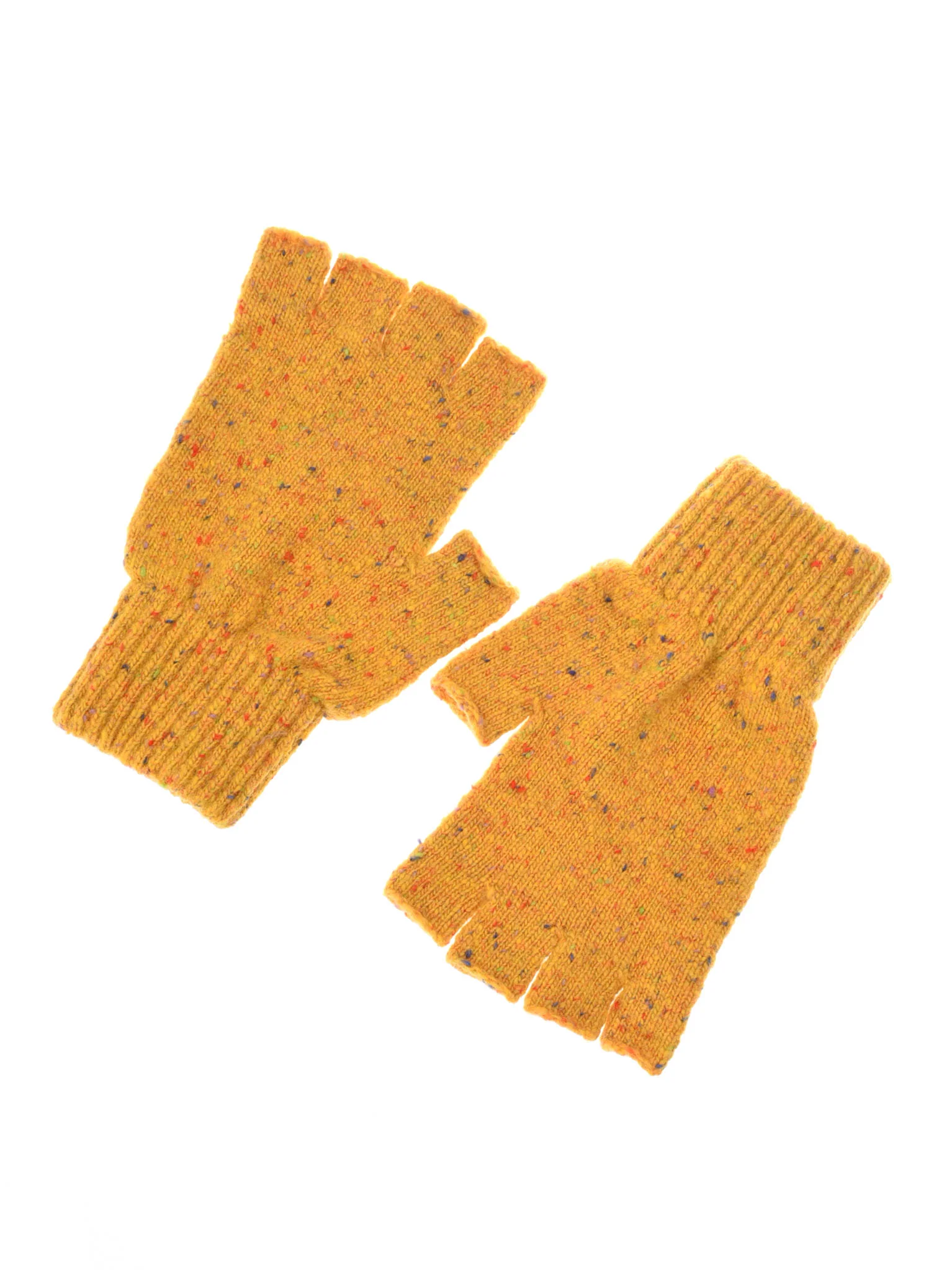 Donegal Lambswool Half-Finger Gloves - Image 6