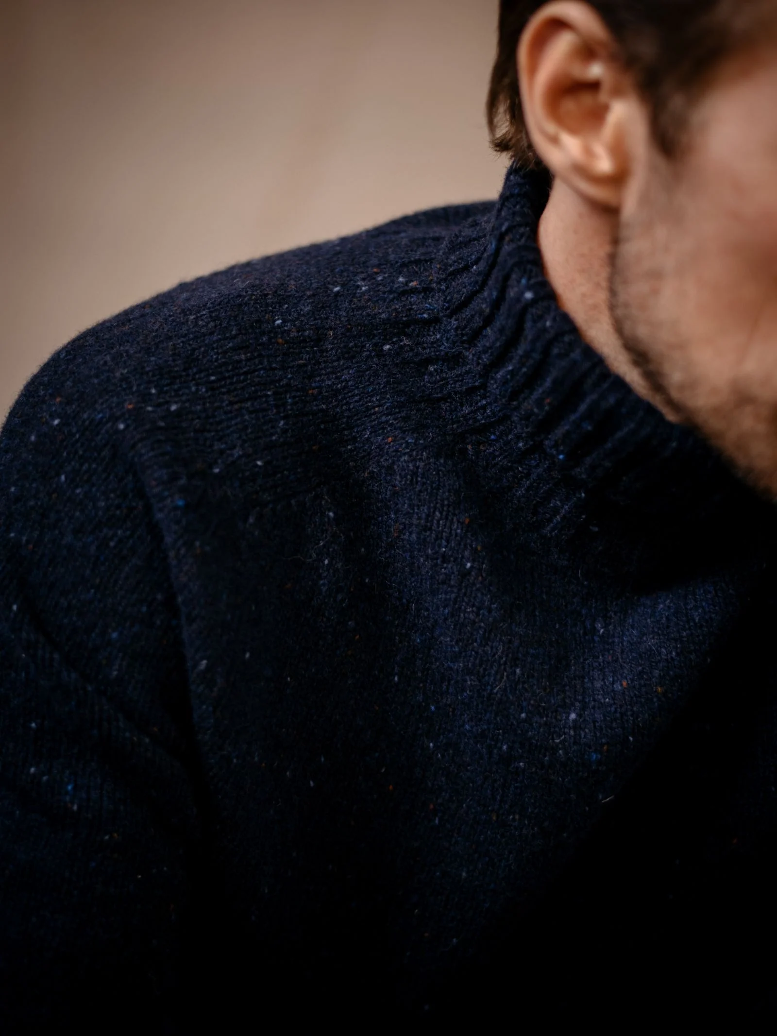 Donegal Lambswool Roll Neck - Image 6
