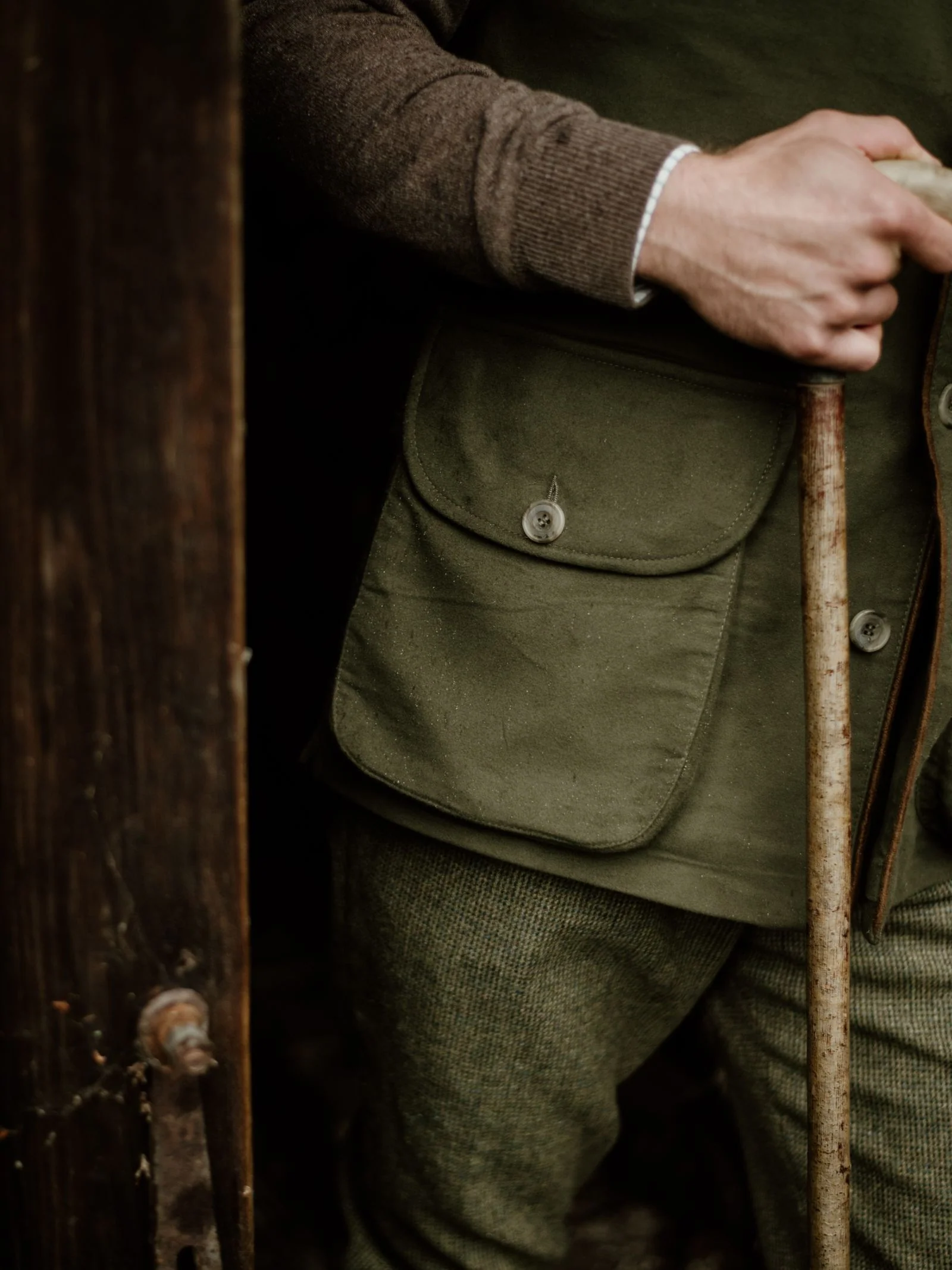 Auld Stock Field Nehru Gilet - Image 5