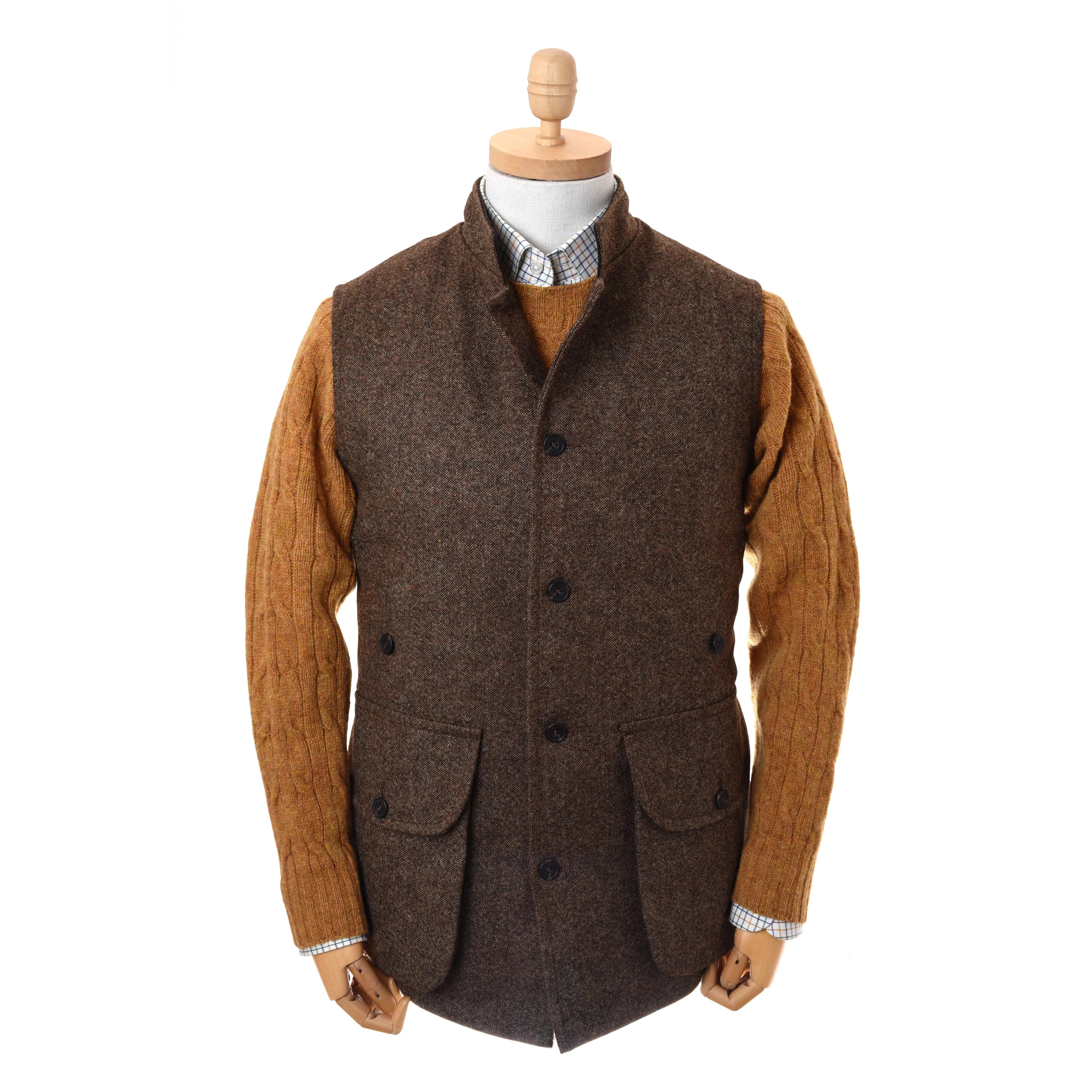 Auld Stock Field Nehru Gilet - Image 6