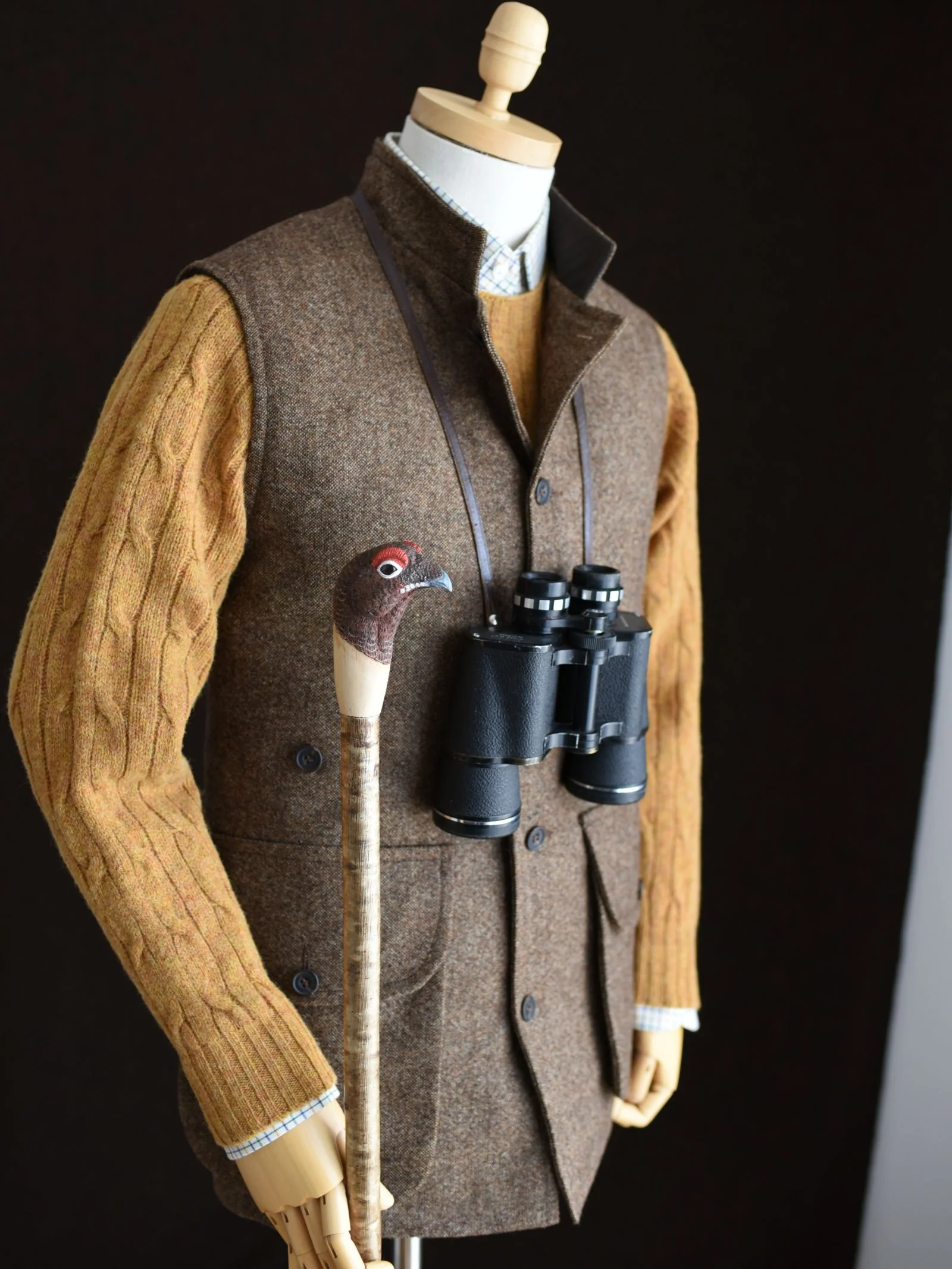 Auld Stock Field Nehru Gilet - Image 8