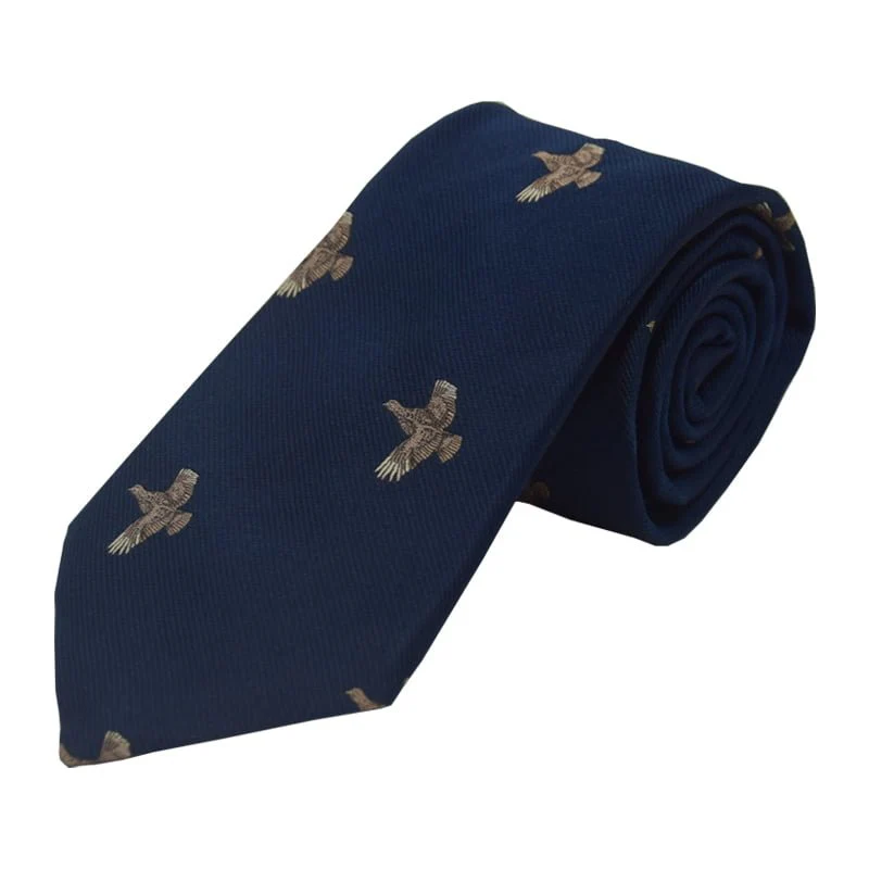 Full Flight Grouse Silk Tie - Image 3