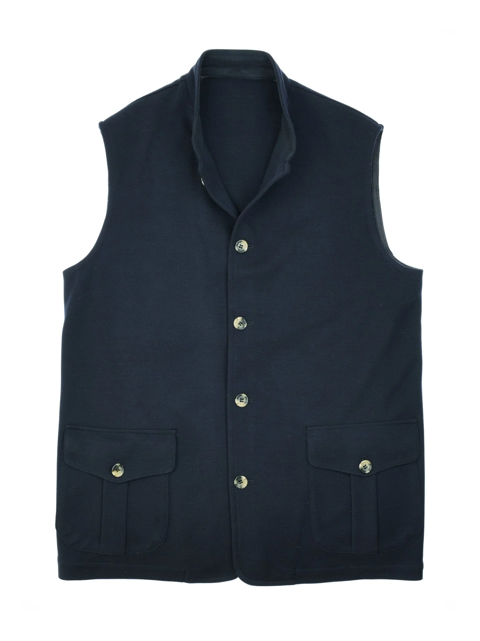Auld Stock Knitted Nehru Gilet - Image 5