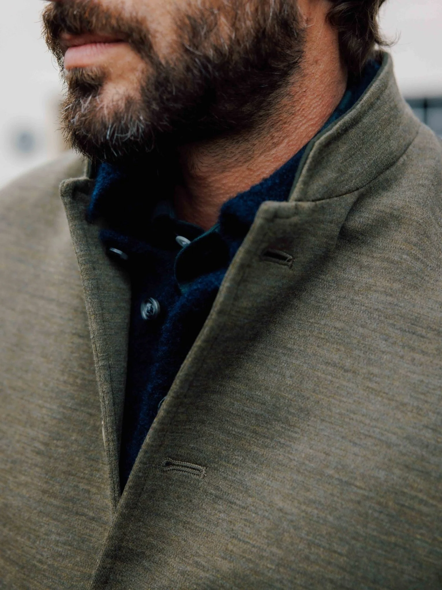 Auld Stock Knitted Nehru Gilet - Image 6