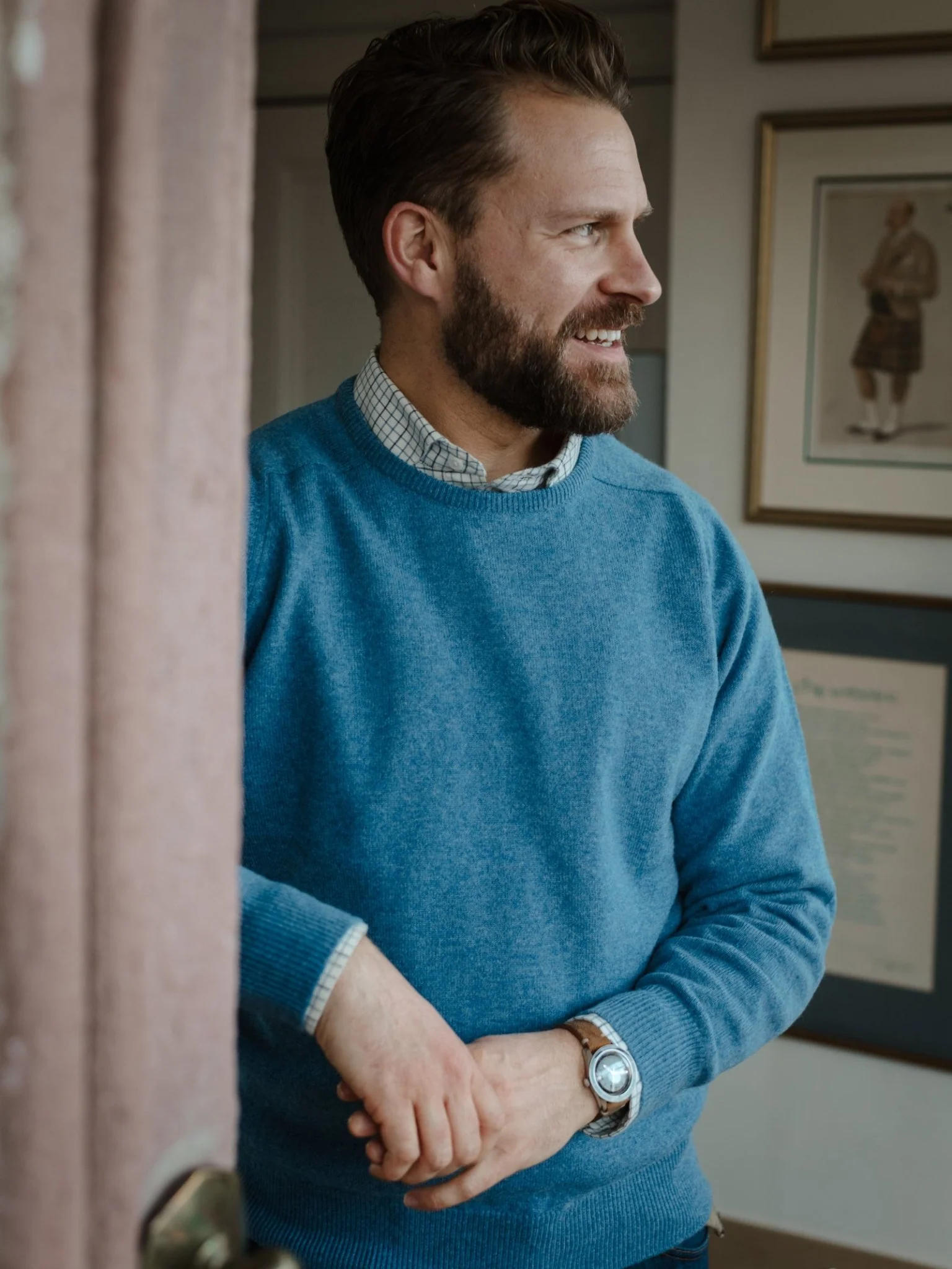Lambswool Crew Neck Jumper - Image 12