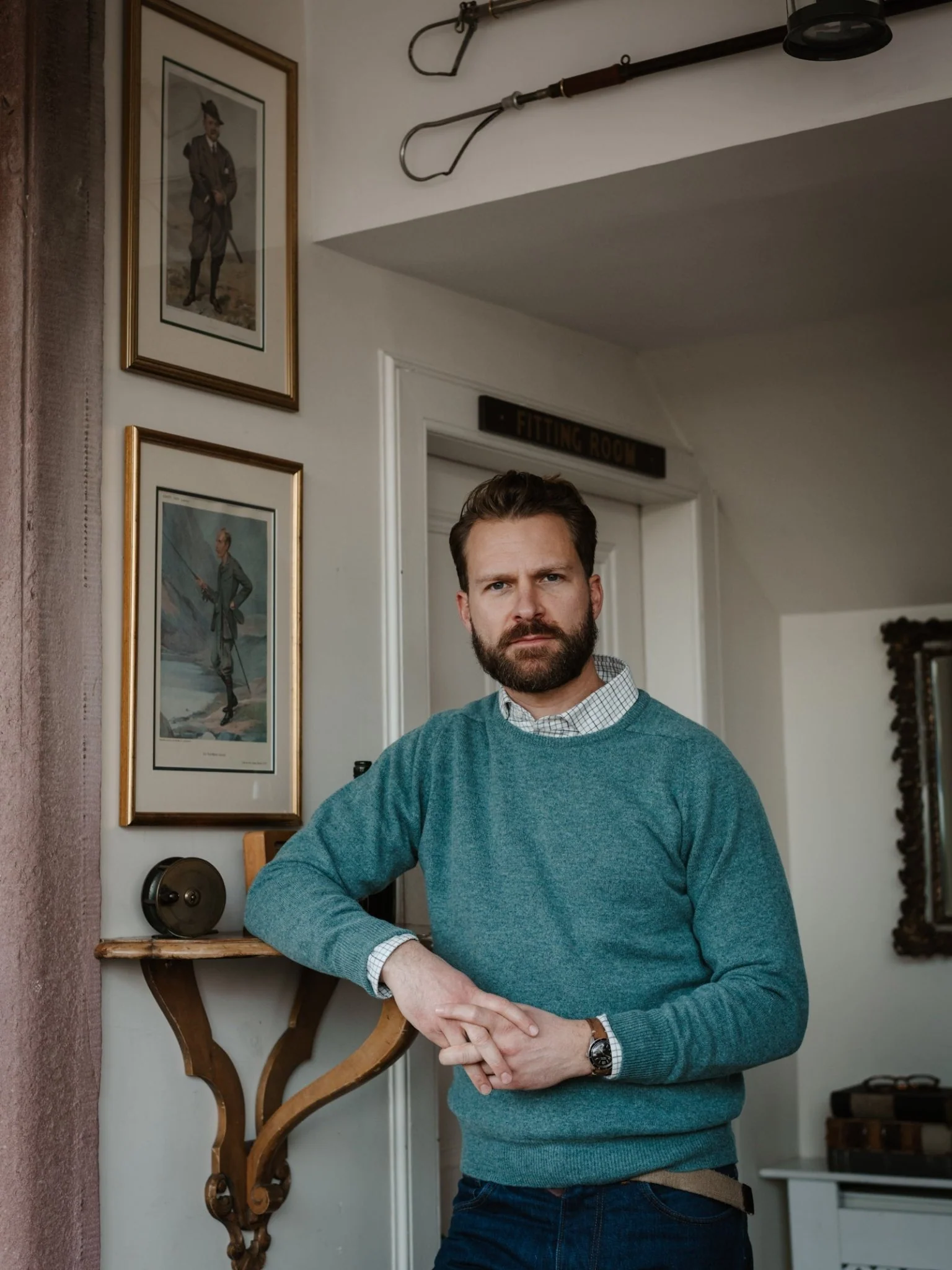 Lambswool Crew Neck Jumper - Image 9