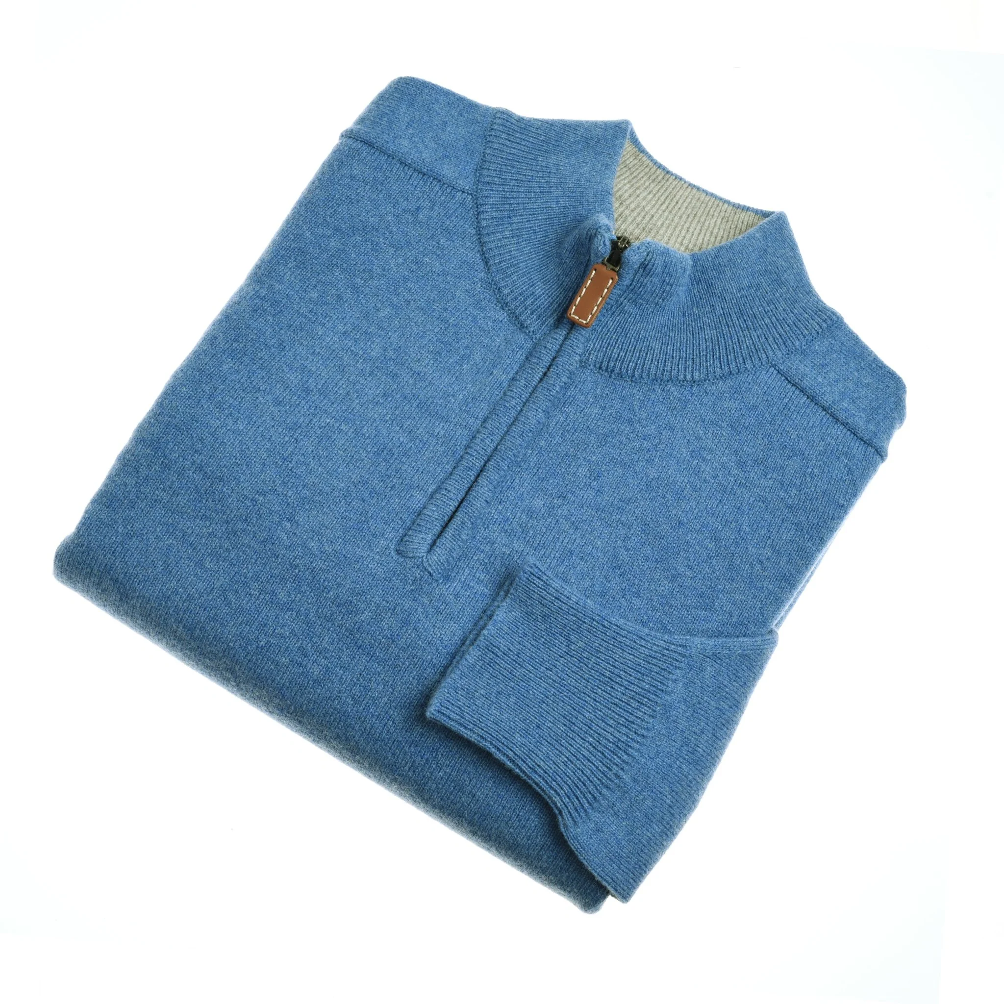 Lambswool Quarter Zip Jumper - Image 4